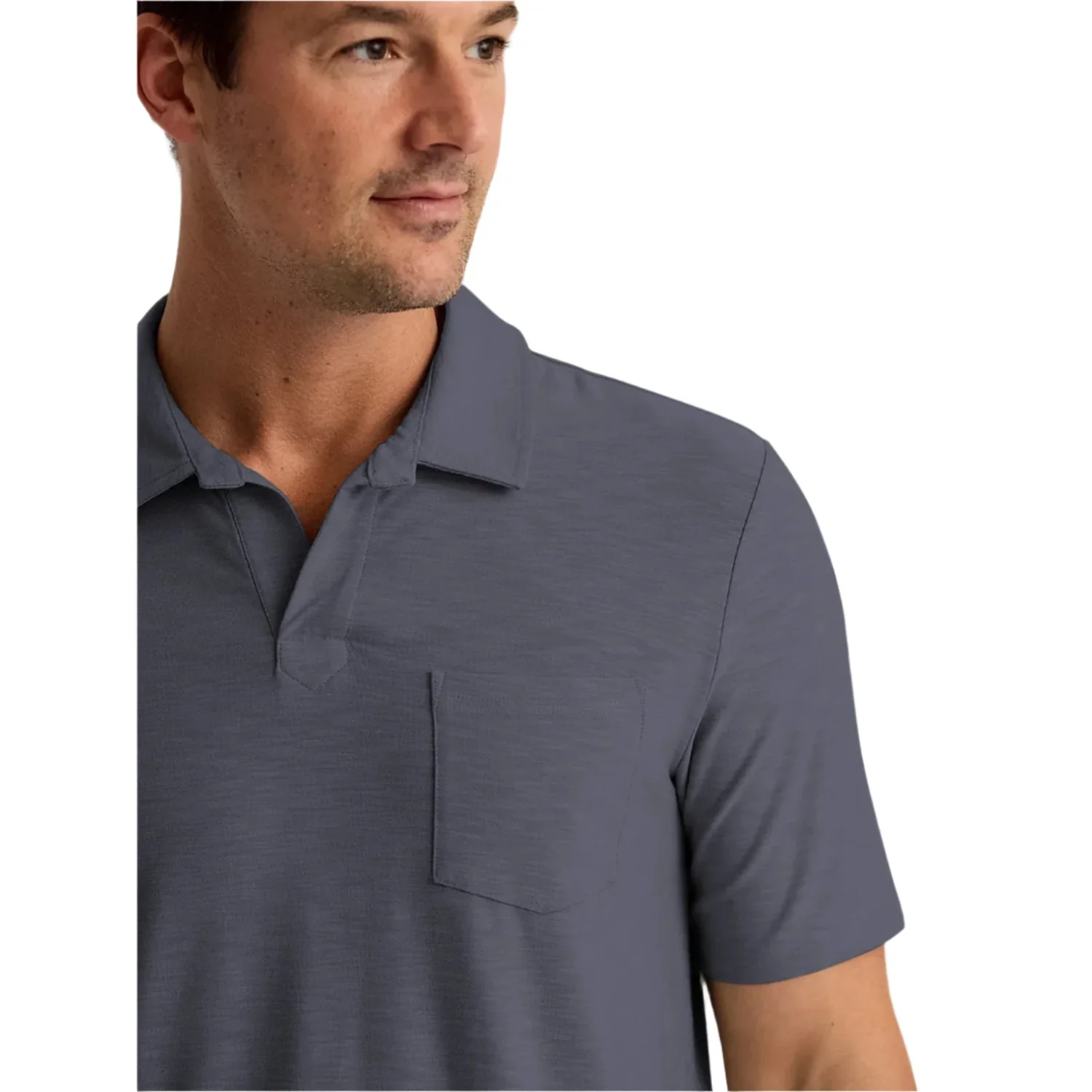 Men's Bamboo Slub Polo II - Image 8