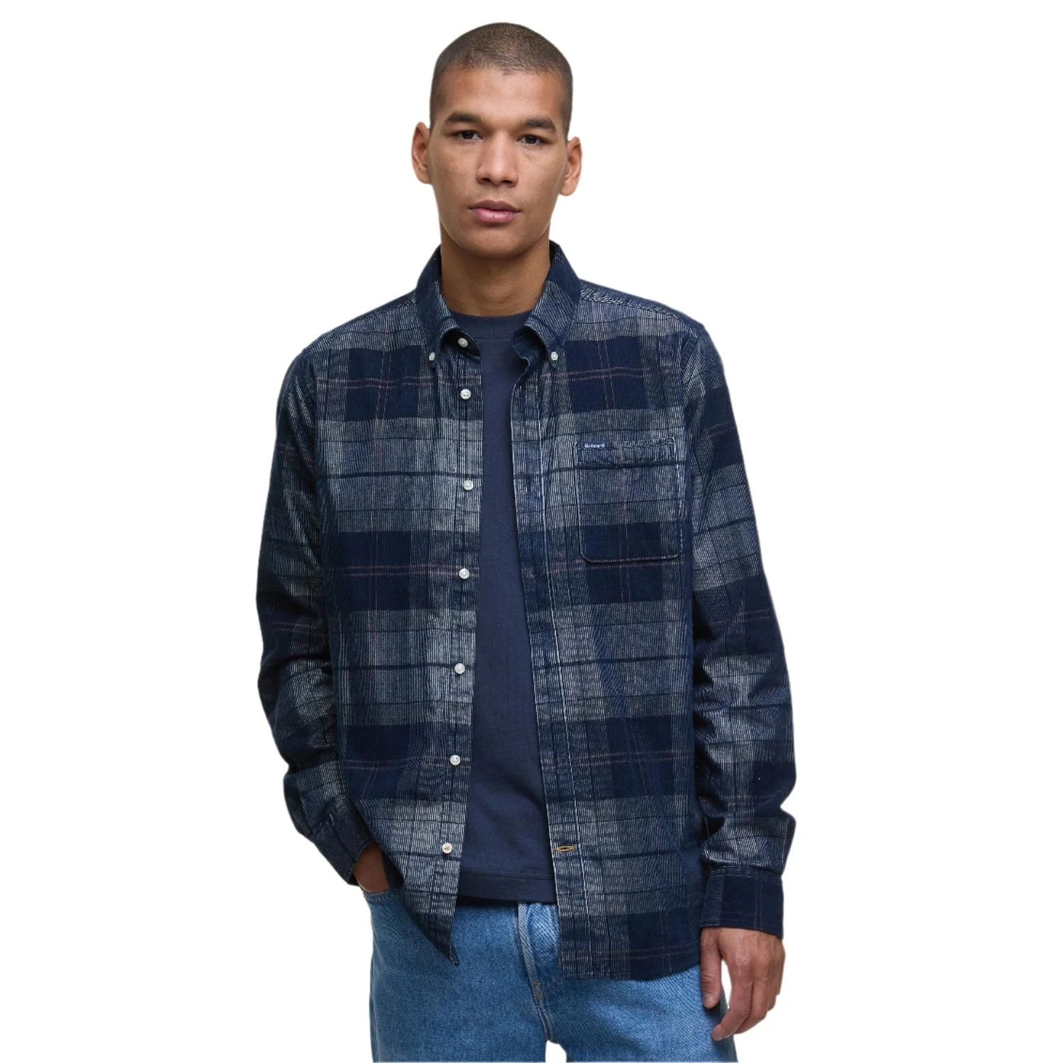 Men's Blair Tailored Tartan Corduroy Shirt
