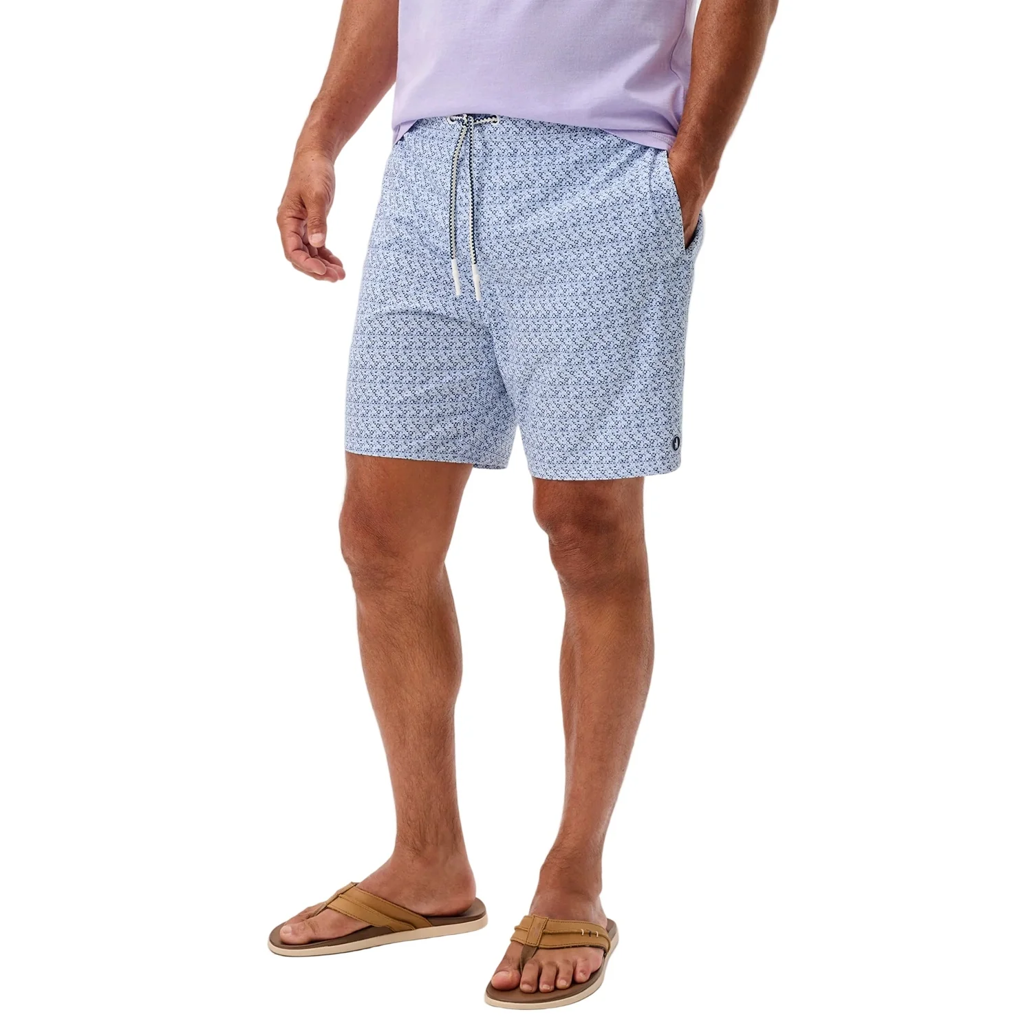 Men's Half Elastic 7" Surf Shorts Barcelona