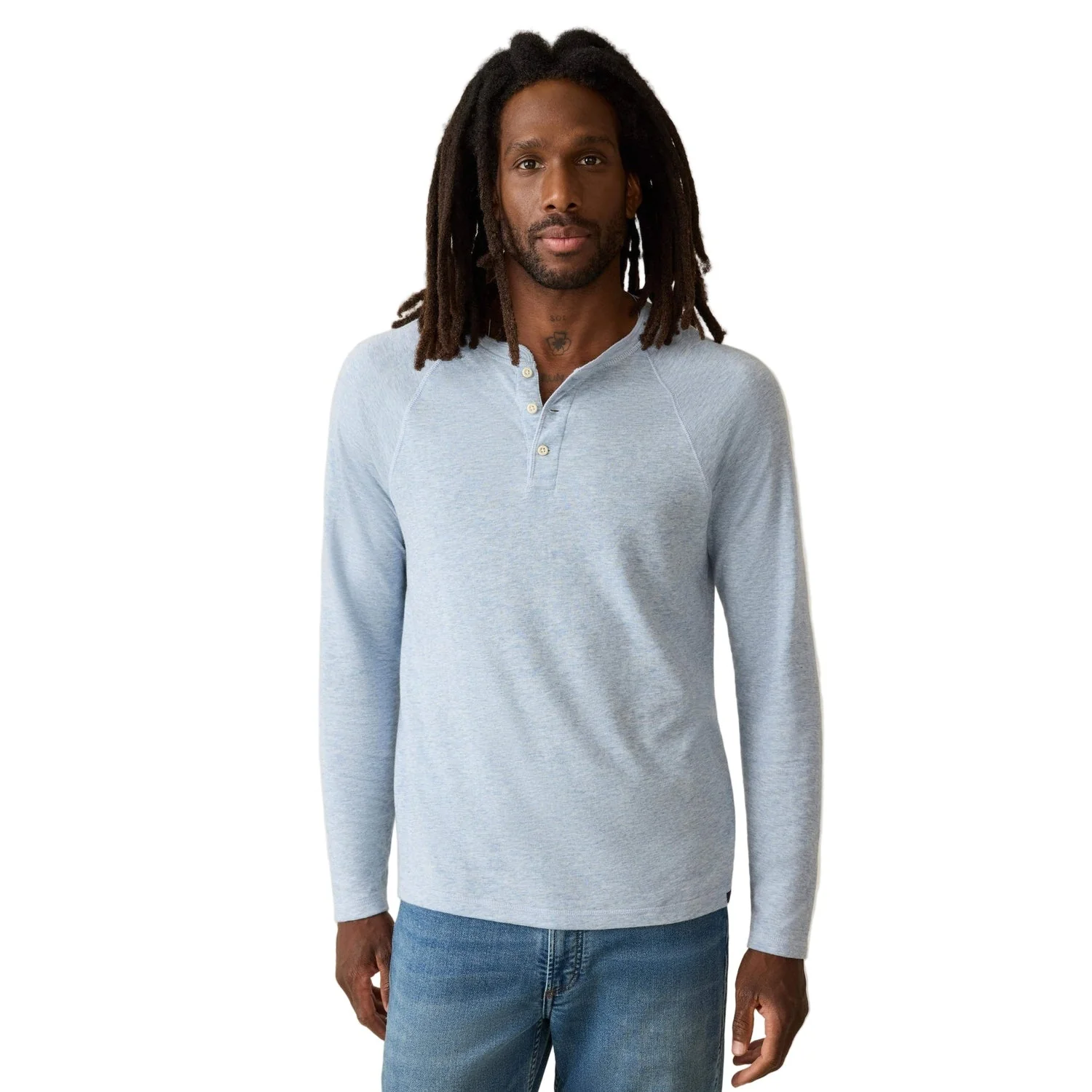 Men's Cloud Cotton Long Sleeve Henley