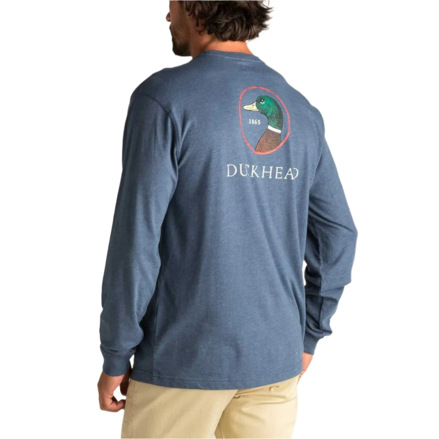 Men's Duck Head Logo Long Sleeve T-Shirt