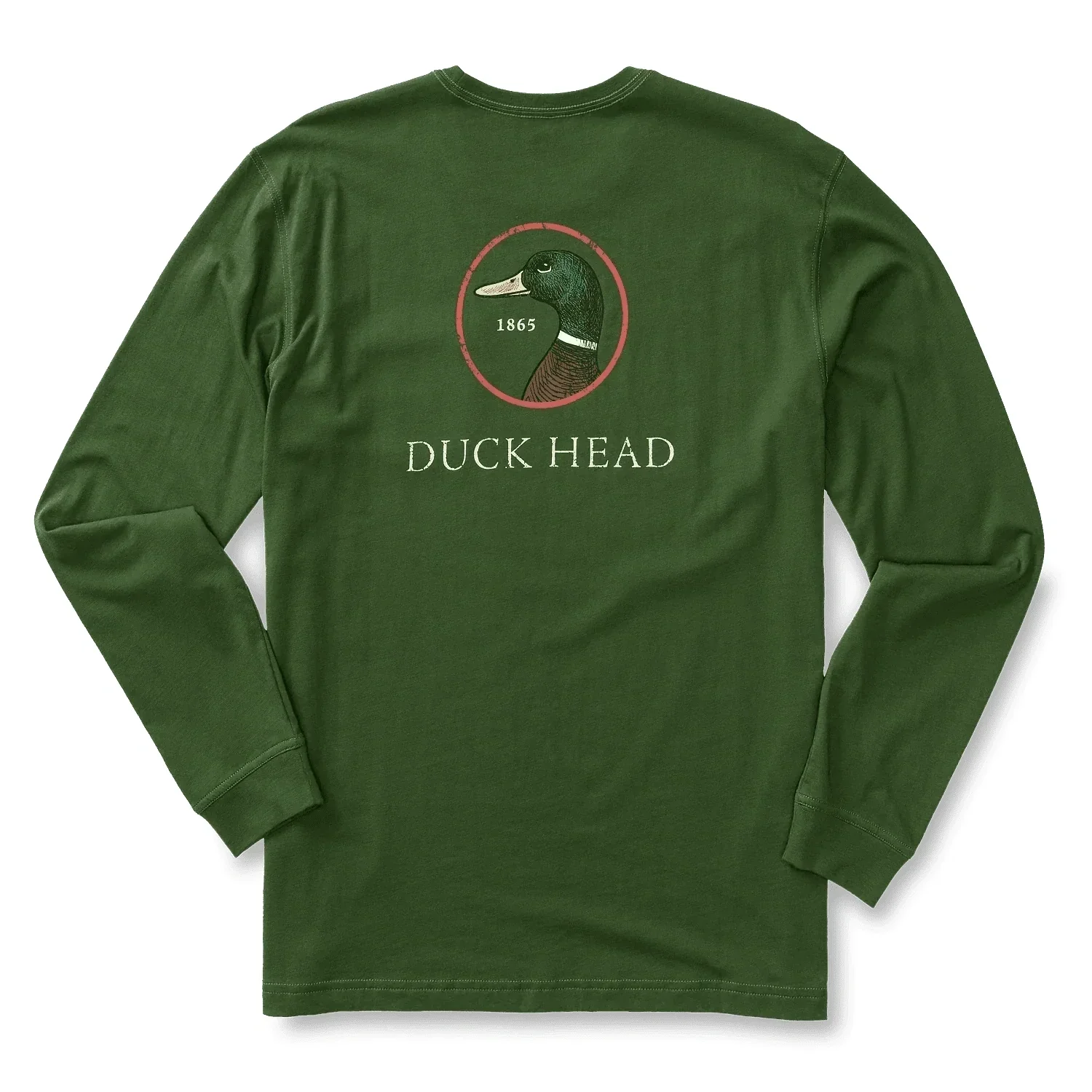 Men's Duck Head Logo Long Sleeve T-Shirt - Image 10