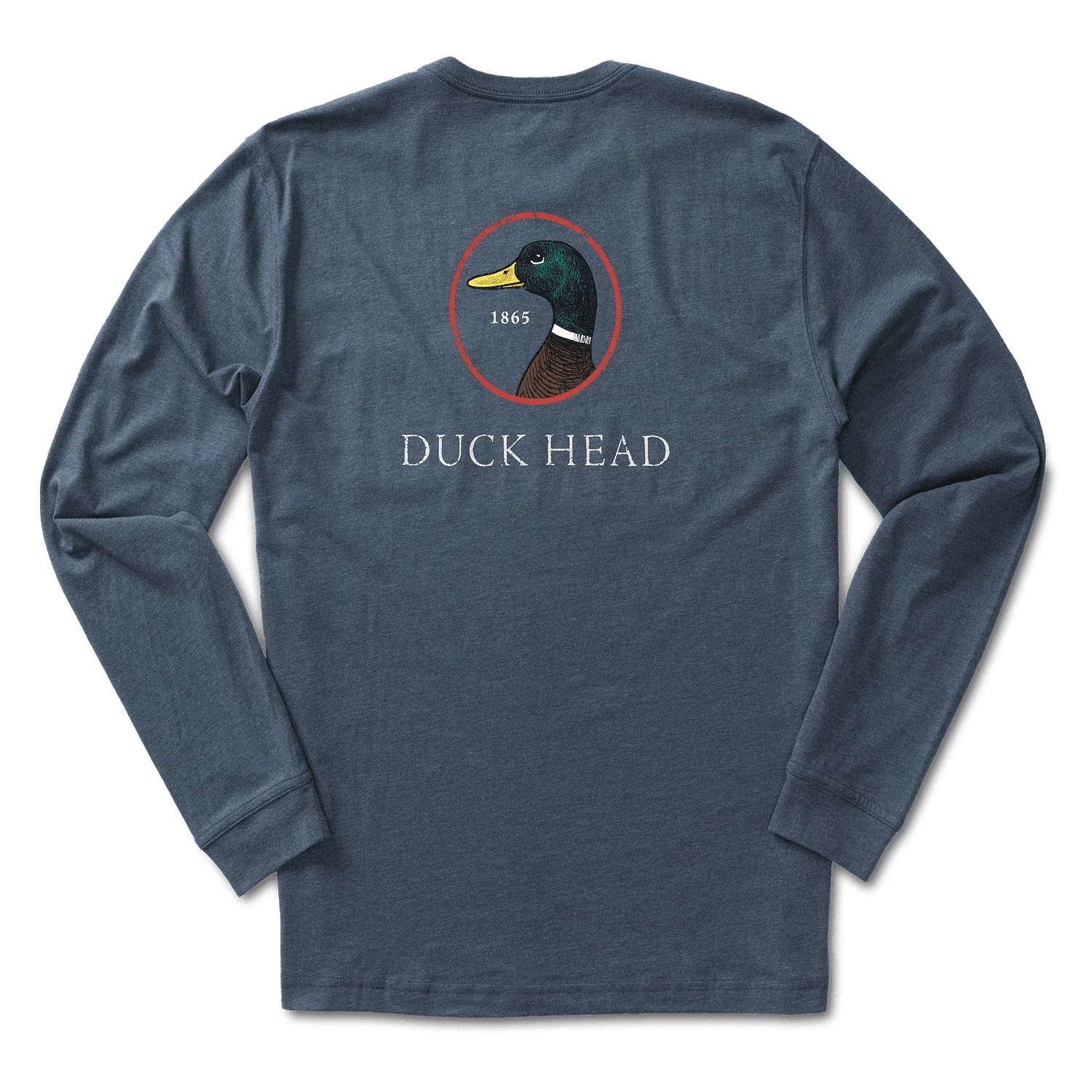 Men's Duck Head Logo Long Sleeve T-Shirt - Image 2