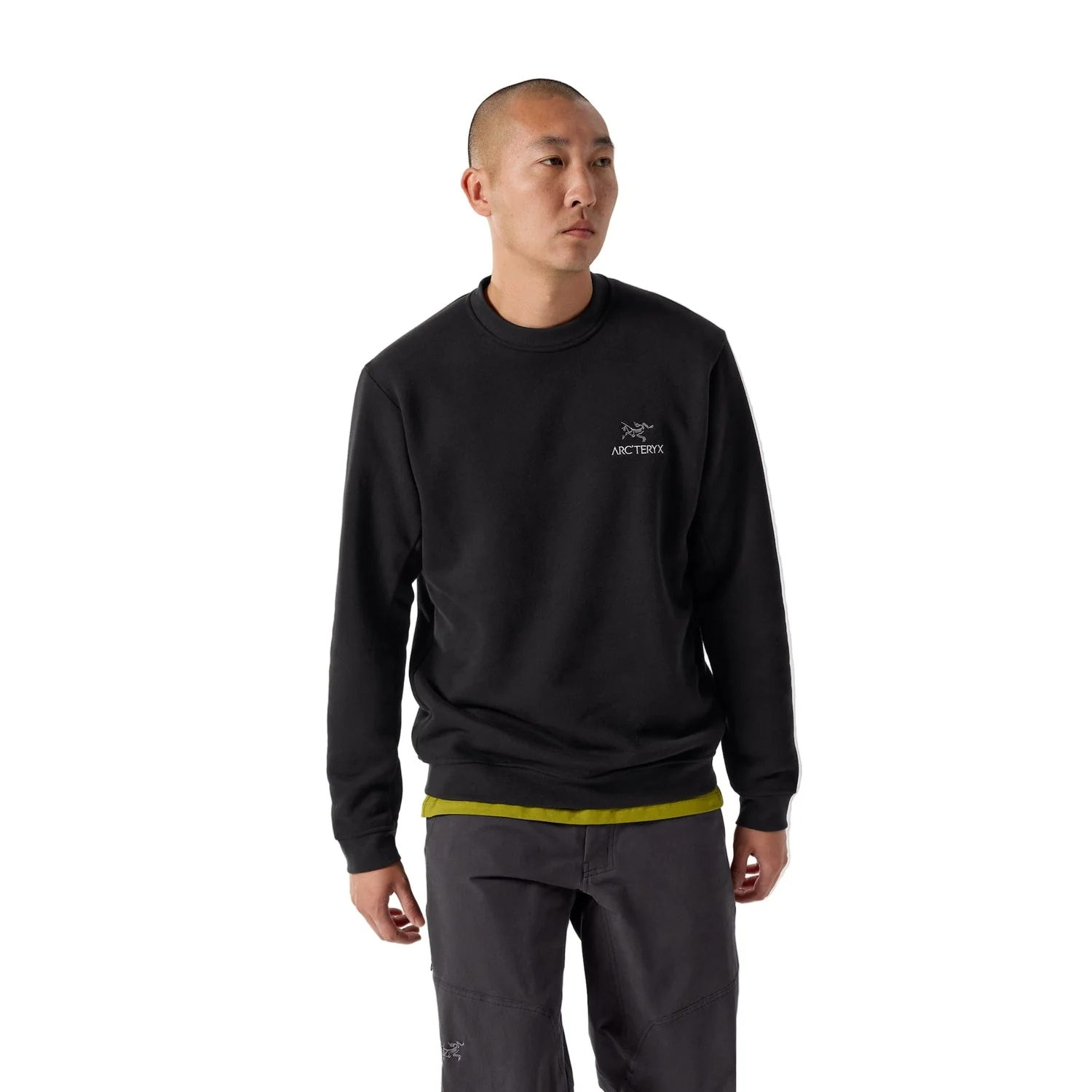 Men's Emblem Fleece Crew Neck Pullover