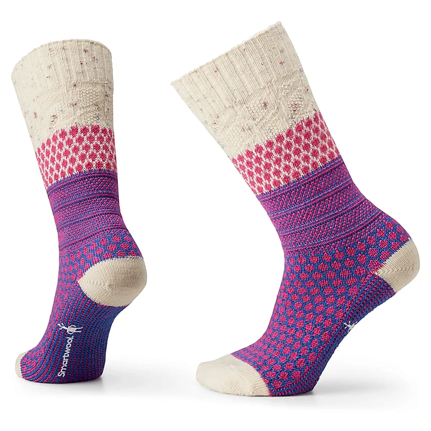Women's Everyday Popcorn Cable Full Cushion Crew Socks - Image 3