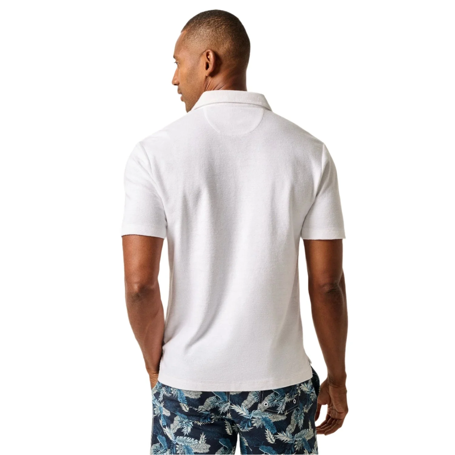 Men's Terry Johnny Collar Polo - Frankie - Image 3