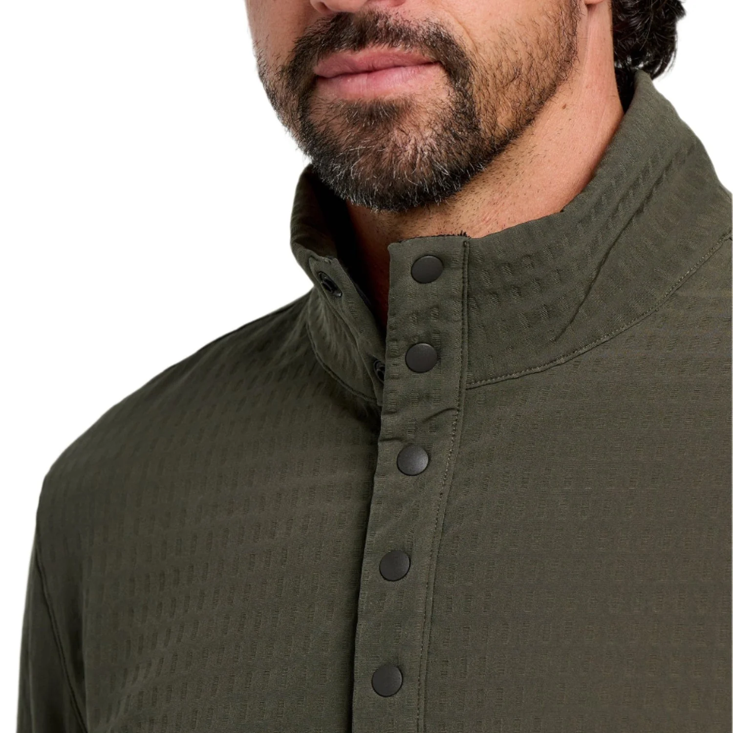 Men's Gridback Fleece Snap Pullover - Image 11