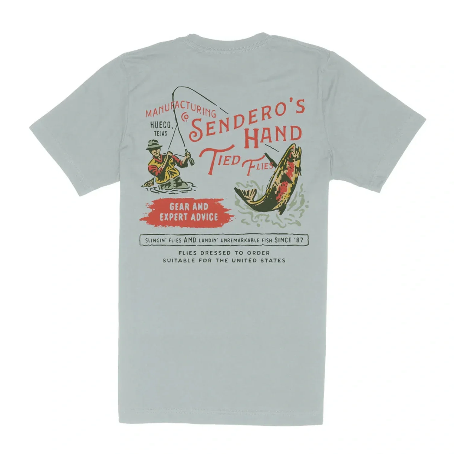 Hand Tied Flies T-Shirt - Image 6