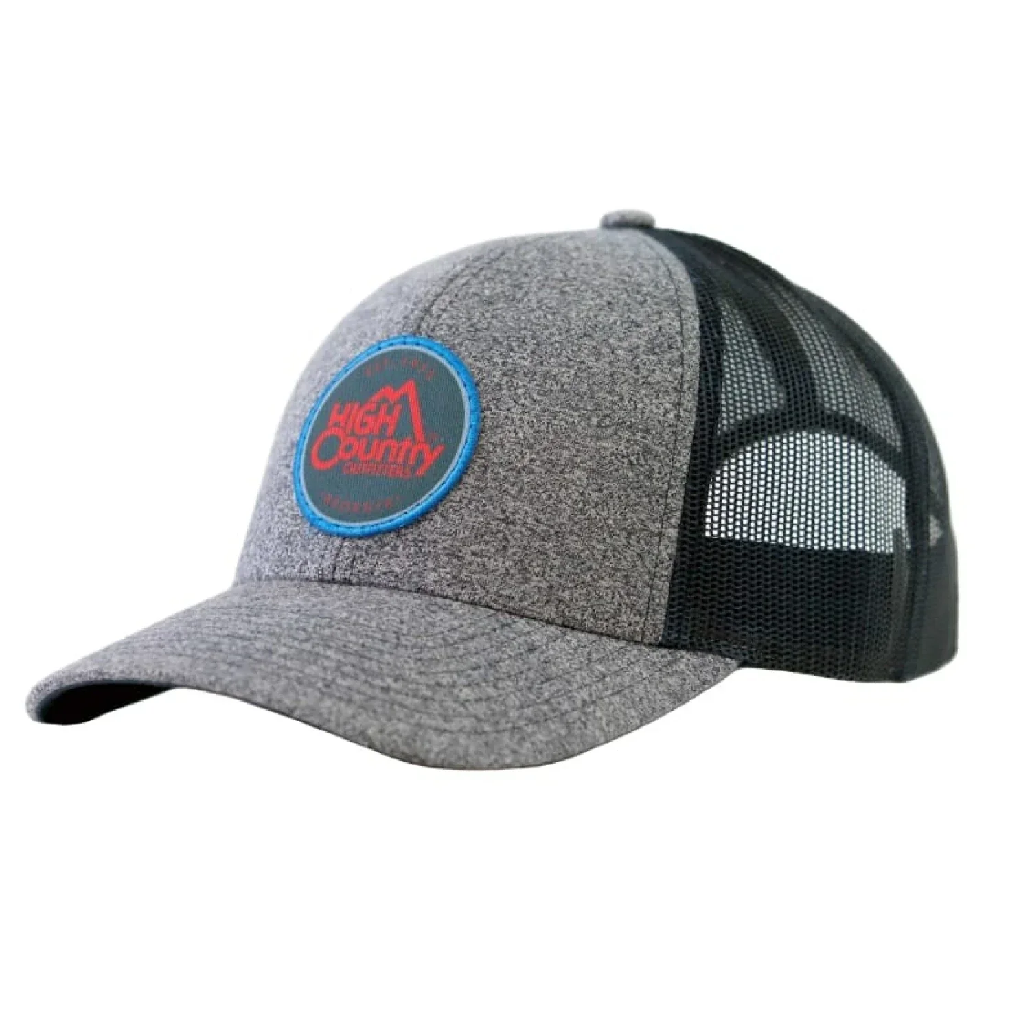 HC Red Circle Logo Trucker | Heather Navy