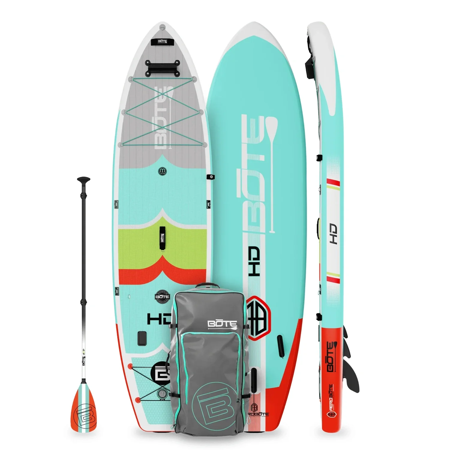 HD Aero 11′6″ Full Trax Lime Inflatable Paddle Board