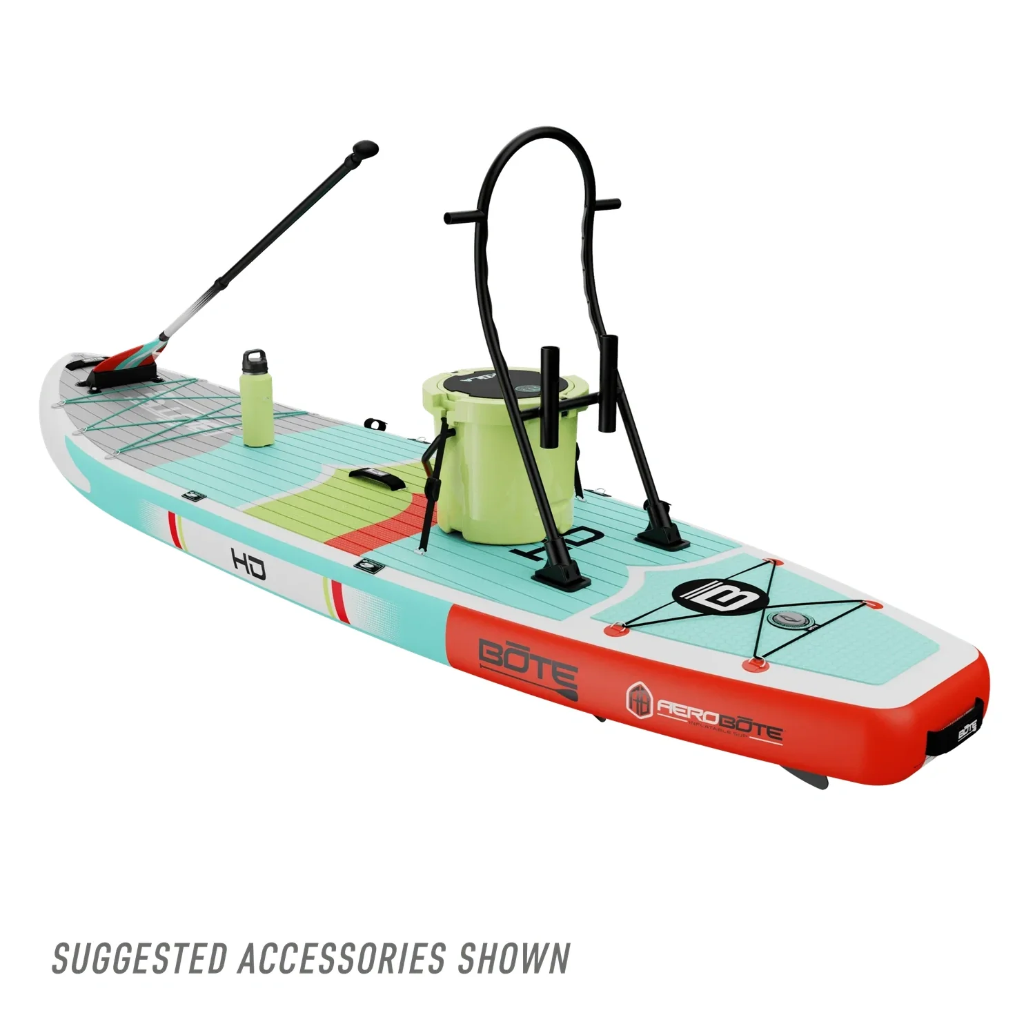 HD Aero 11′6″ Full Trax Lime Inflatable Paddle Board - Image 4