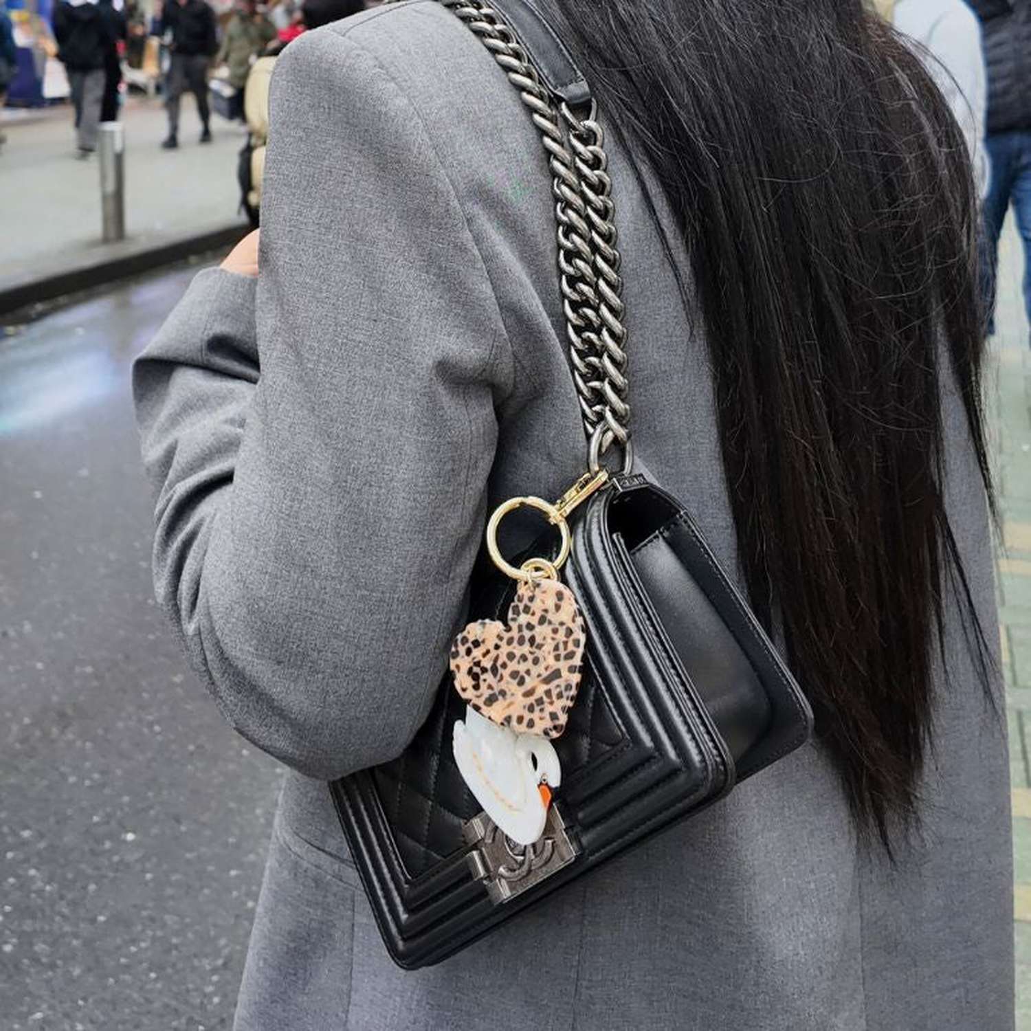 Heart Bag Charm + Keychain - Image 4