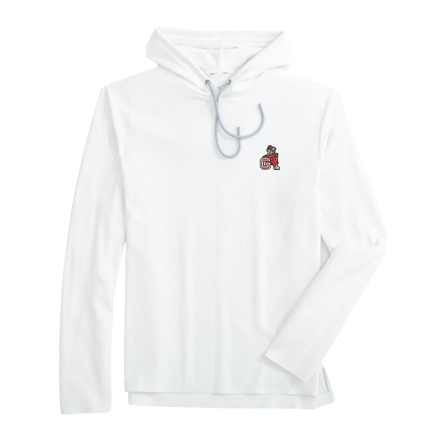 Men's Hoppin Ribbed Knit Performance Hoodie UGA