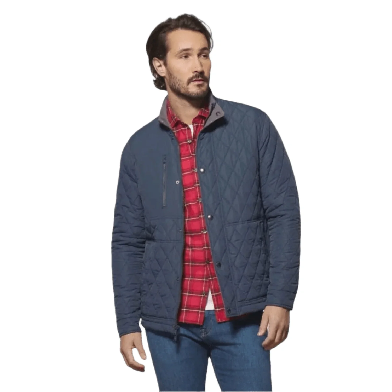 Men's Juno Quilted Snap Jacket - Image 19