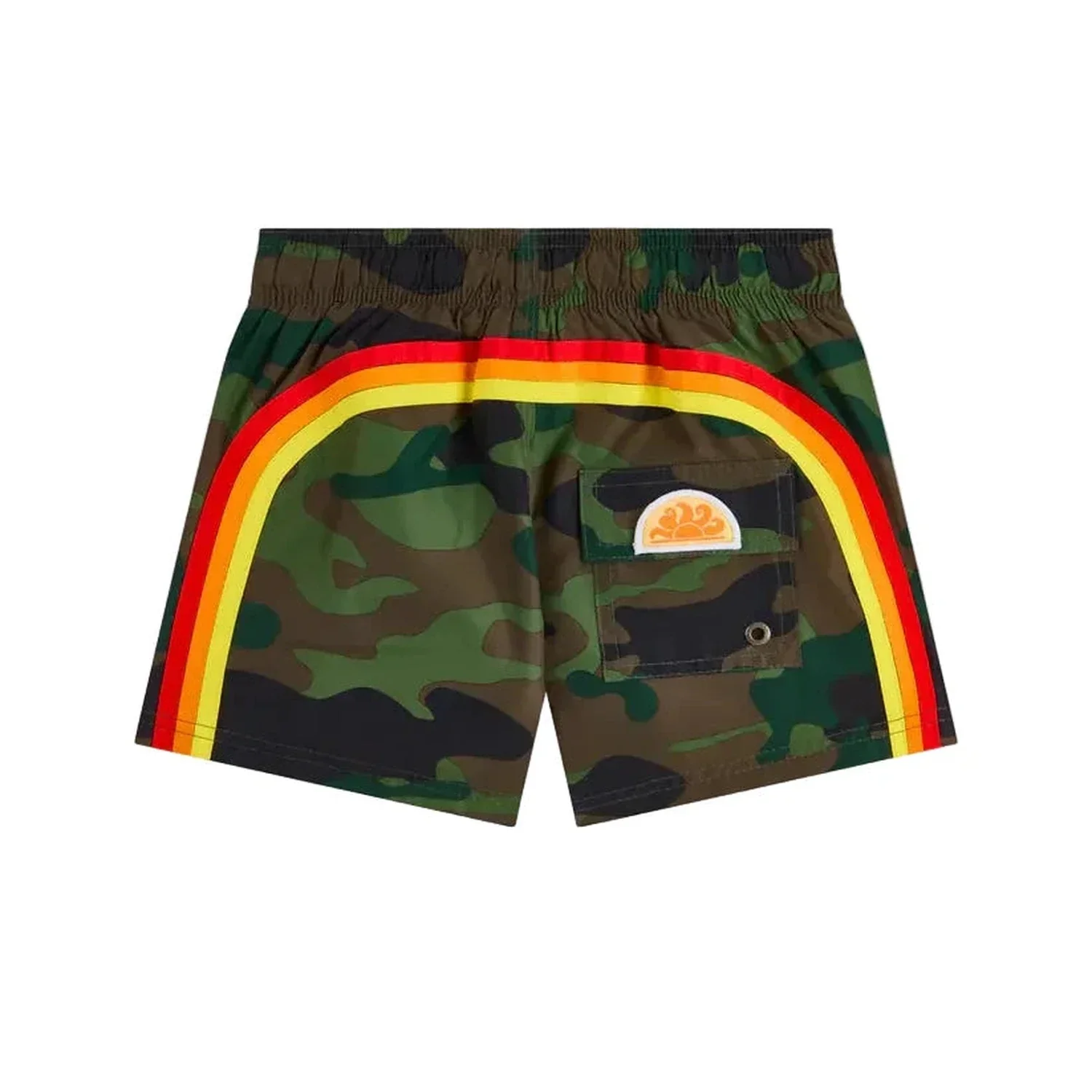 Boys' Iconic Taffeta Swim Shorts – Short Elasticated Waist - Image 4