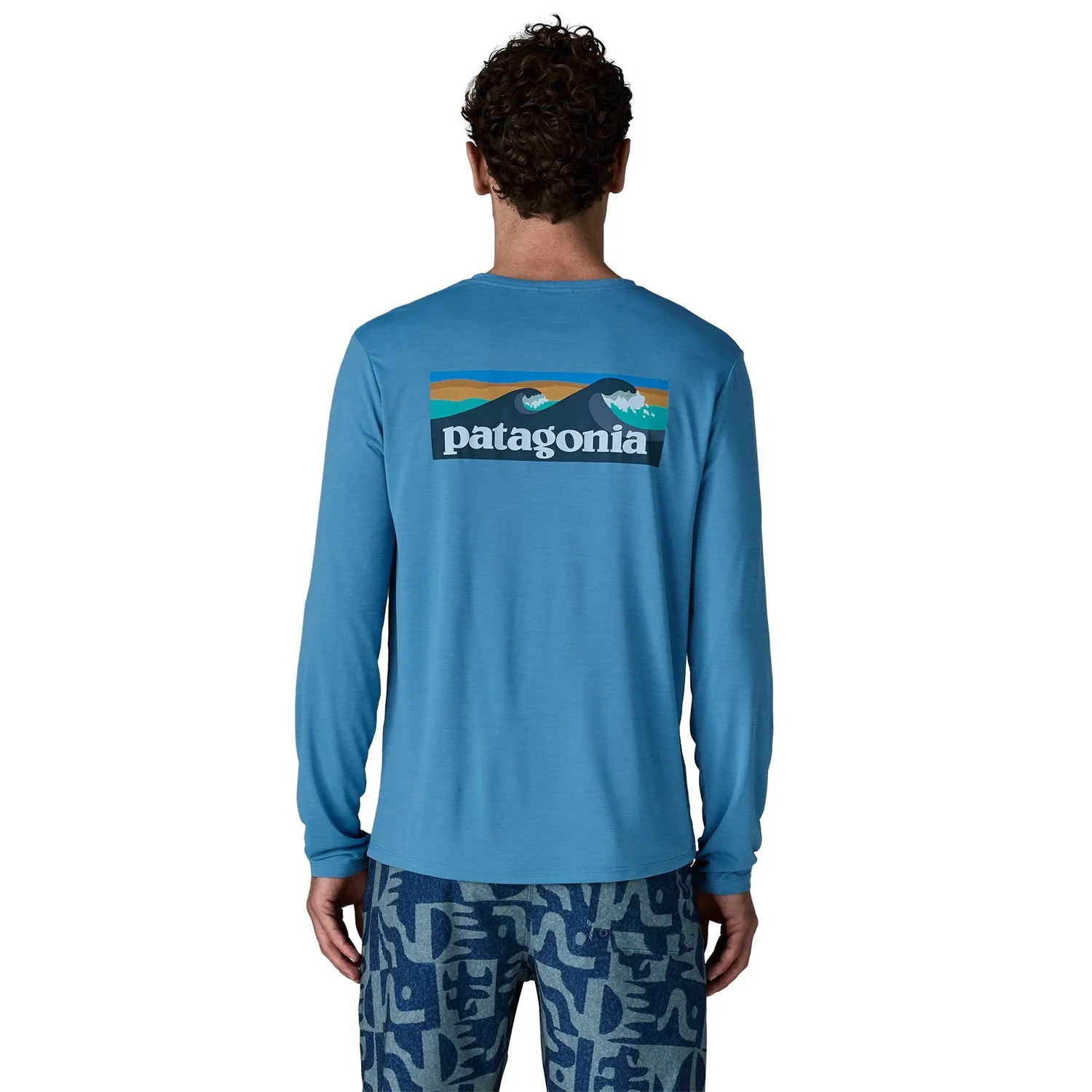 Men's Long-Sleeved Capilene® Cool Daily Shirt | Board Short Logo - Image 2