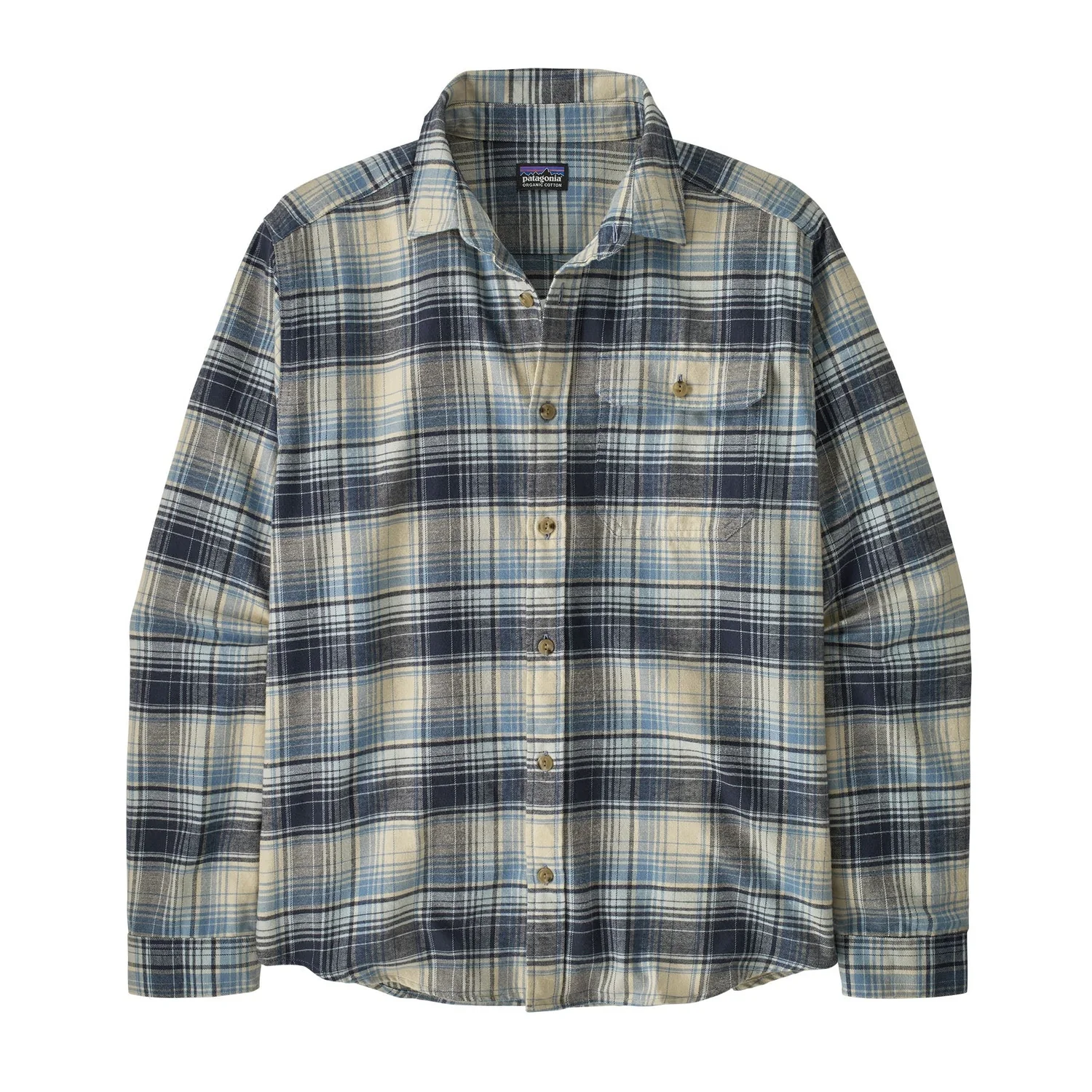Men's Long Sleeve Lightweight Fjord Flannel Shirt