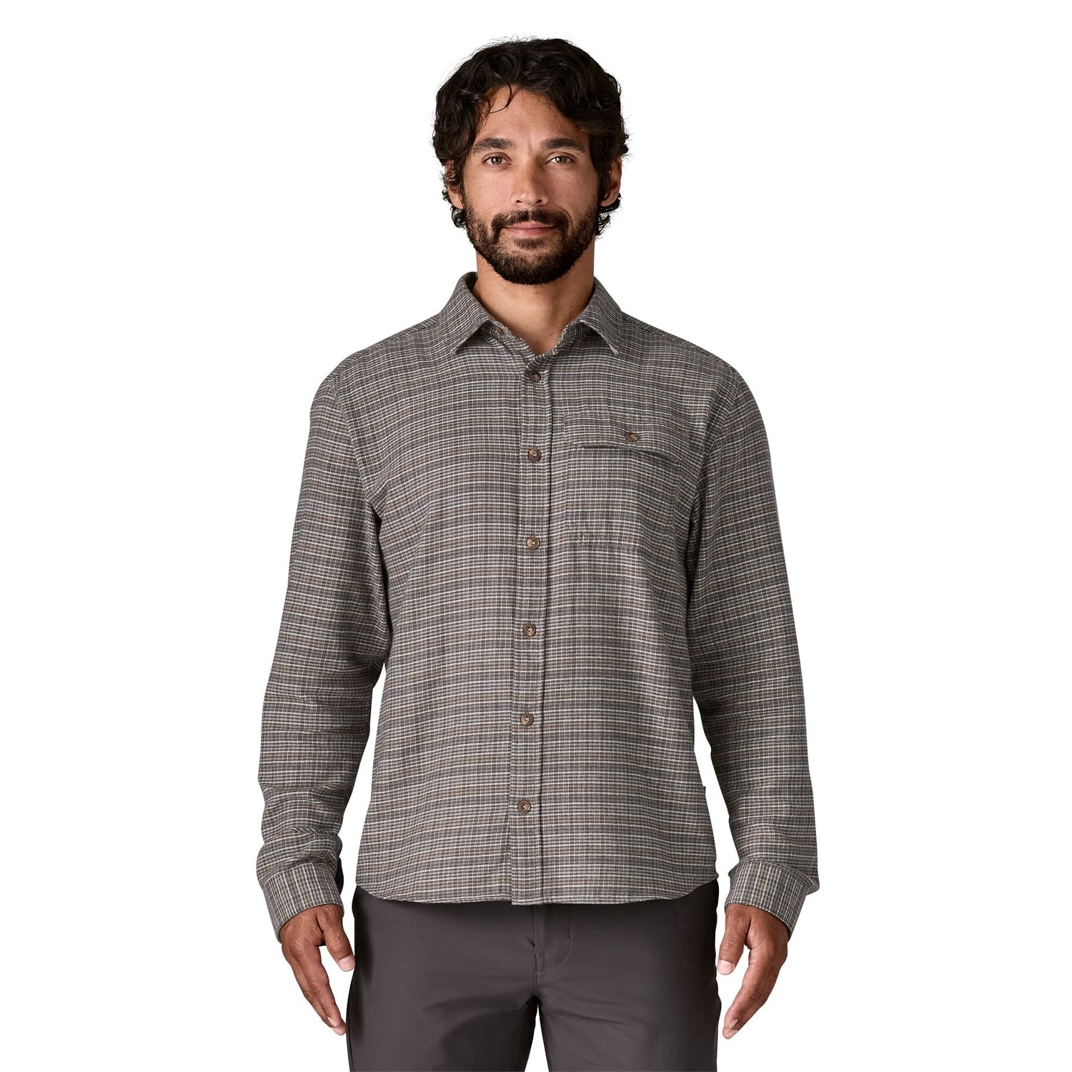 Men's Long Sleeve Lightweight Fjord Flannel Shirt - Image 10