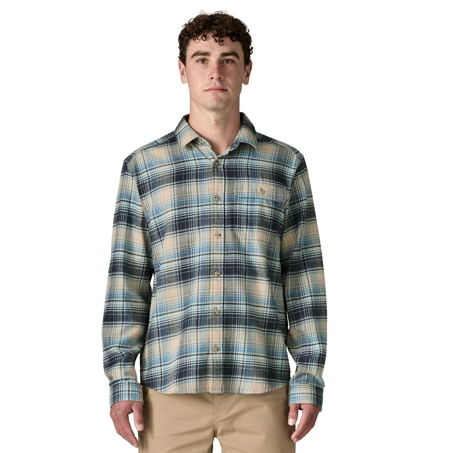 Men's Long Sleeve Lightweight Fjord Flannel Shirt - Image 2