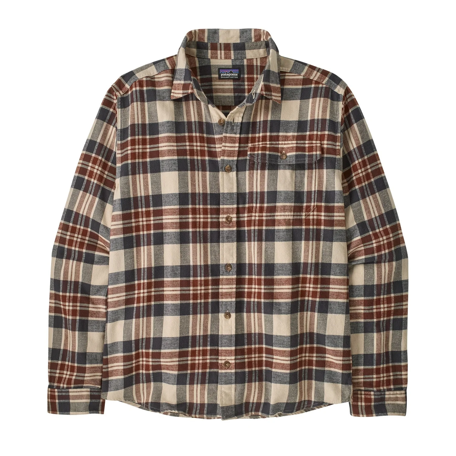 Men's Long Sleeve Lightweight Fjord Flannel Shirt - Image 4