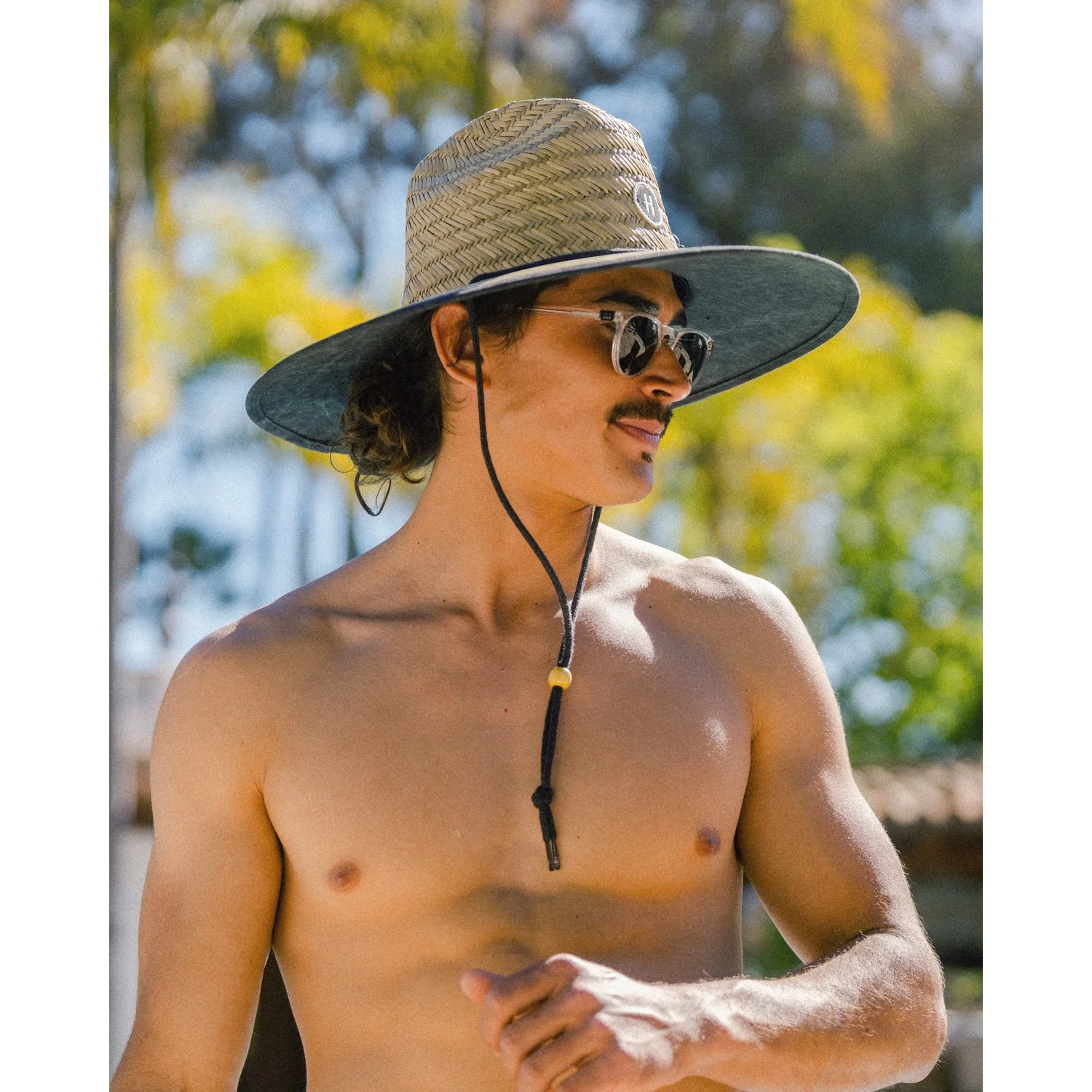 UPF 50+ Lifeguard Straw Hat - Image 4