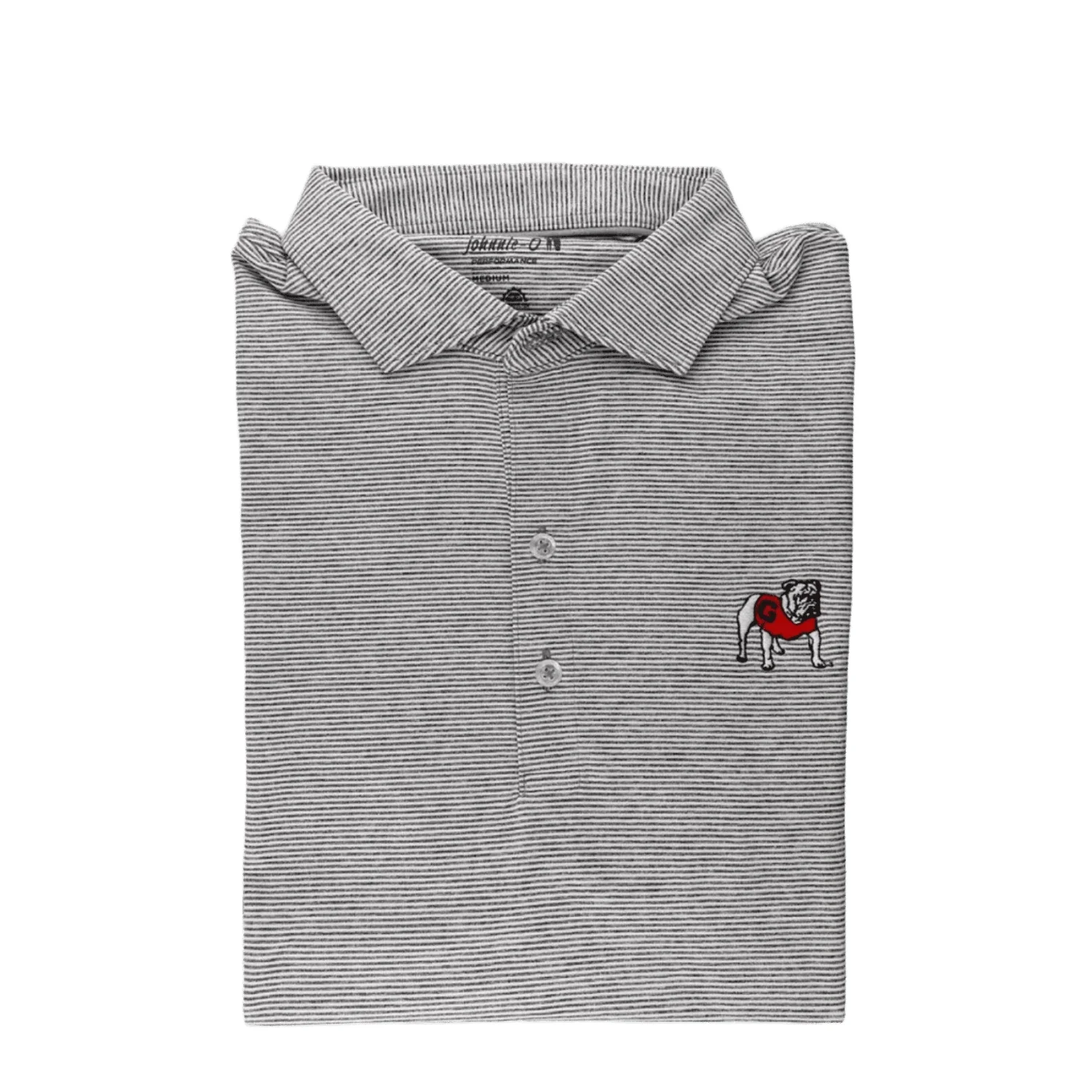 Lyndonn UGA Striped Jersey Performance Polo - Image 2