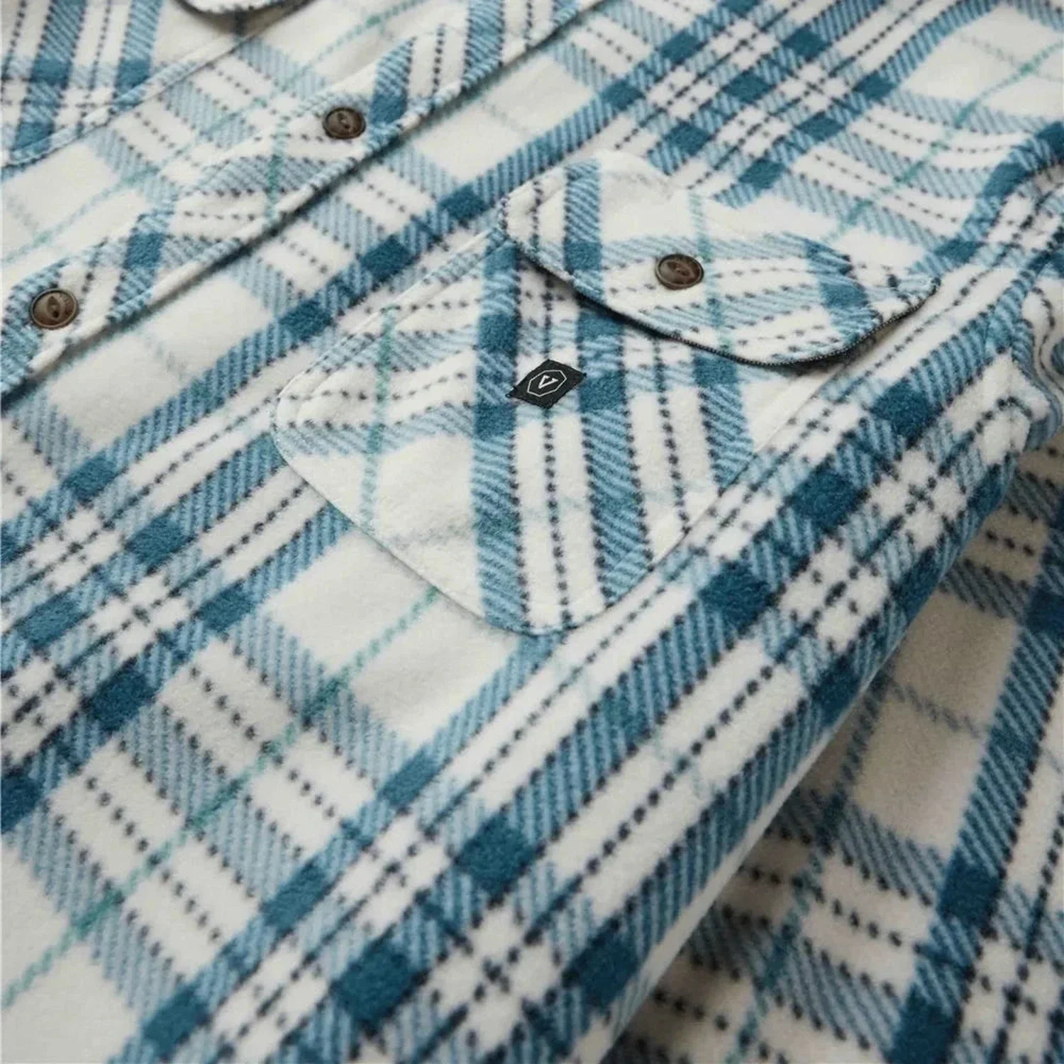 Men's Eco-zy Long Sleeve Polar Flannel - Image 6