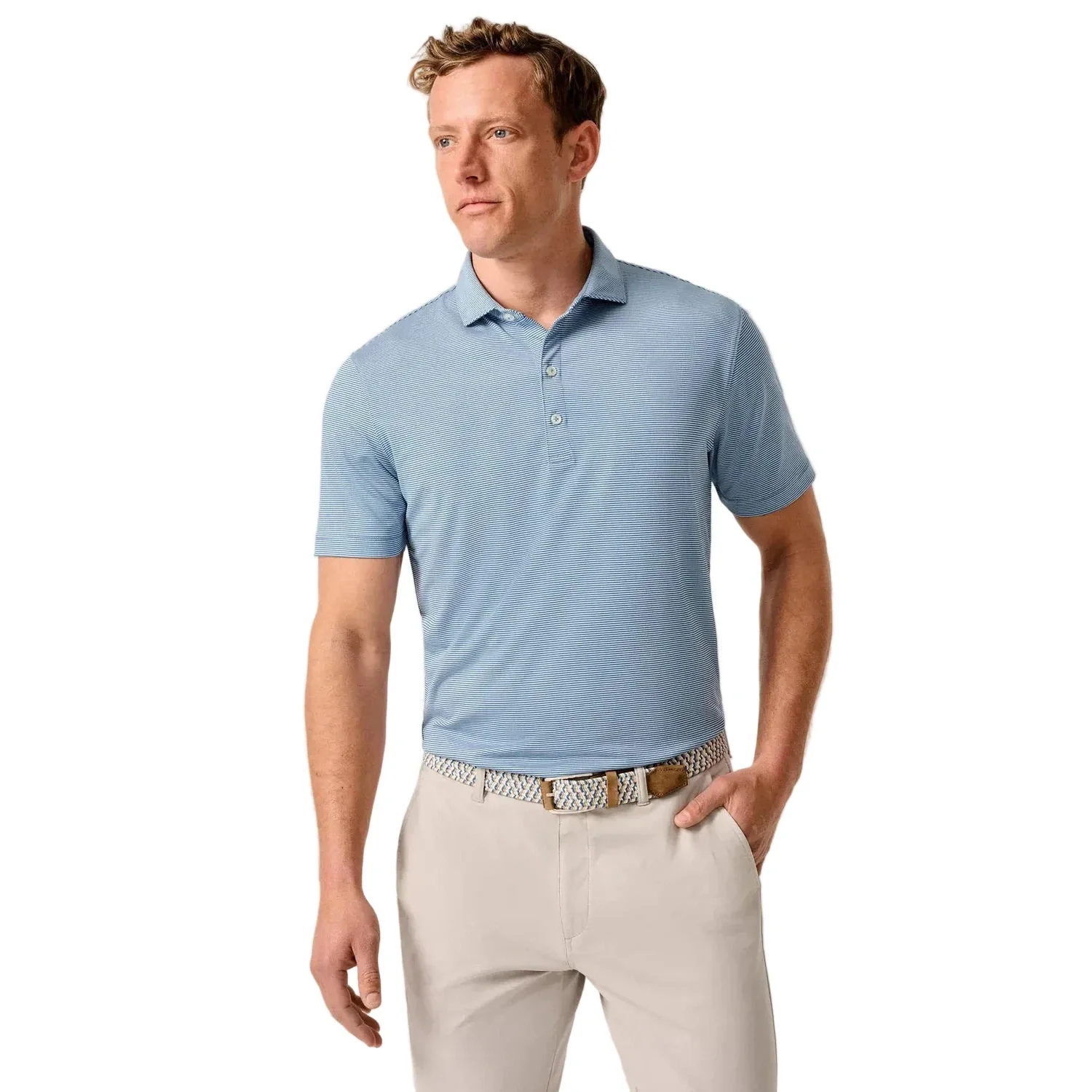 Men's Lyndonn Striped Polo - Image 15