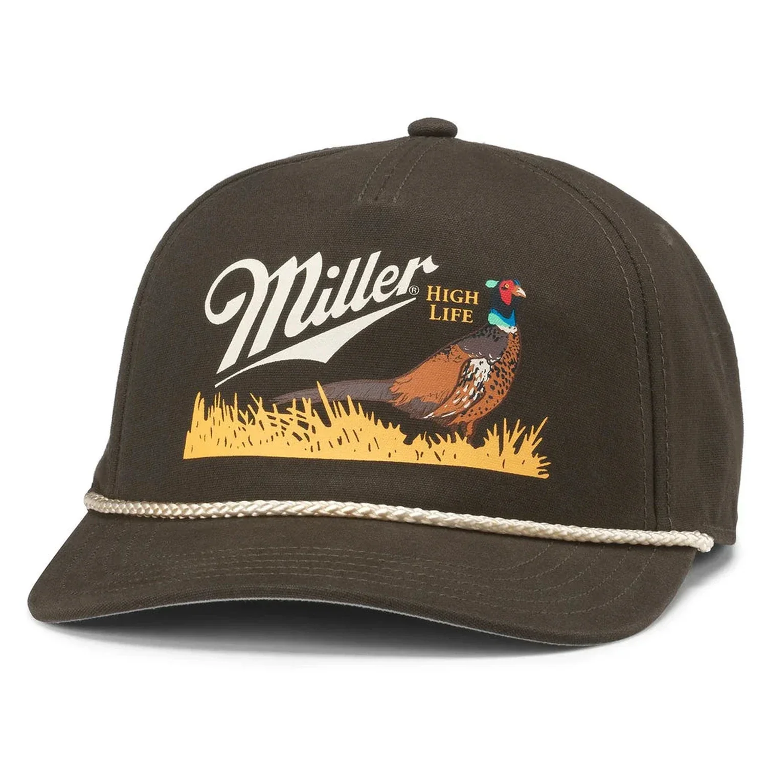 Miller High Life Canvas Cappy Hat | Army Green