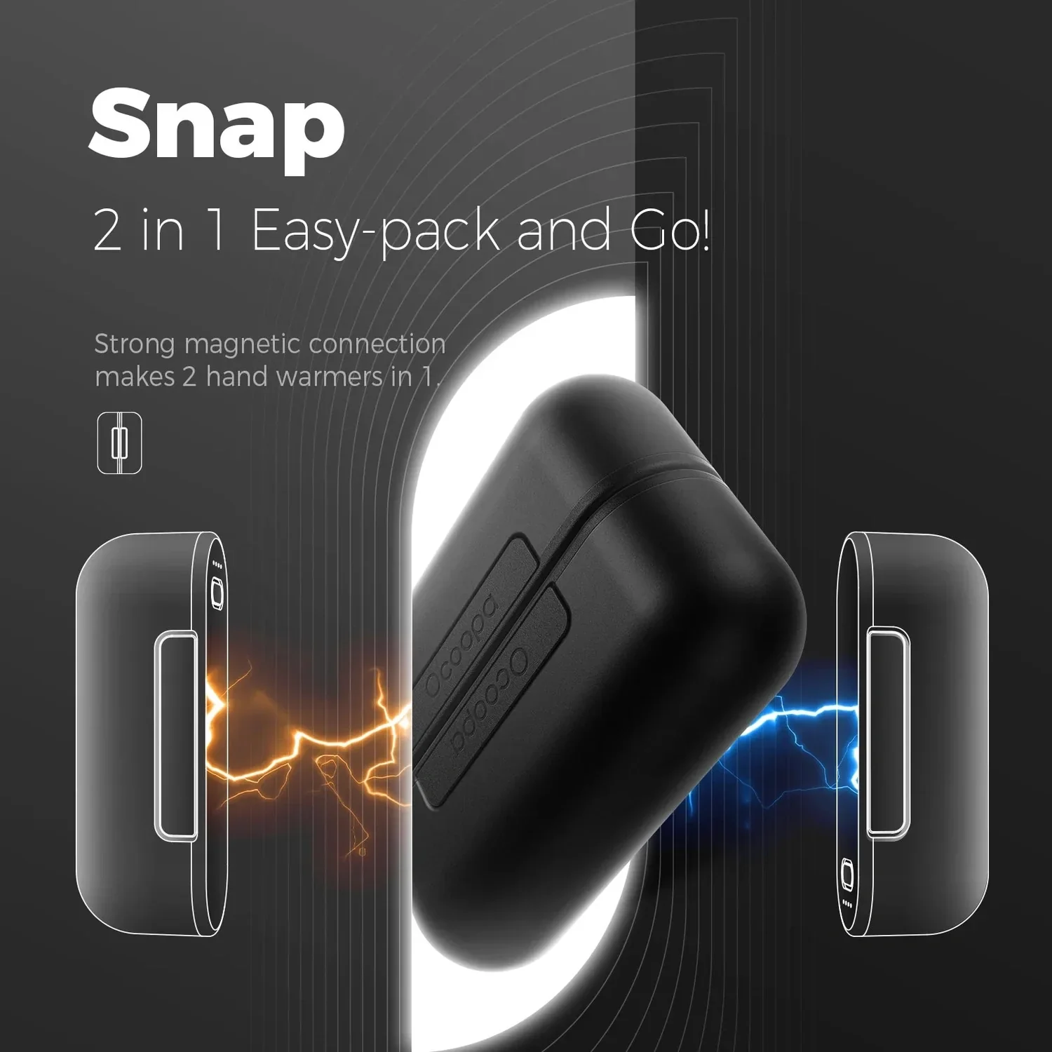 Ocoopa UT2s Rechargeable Hand Warmer - Image 3