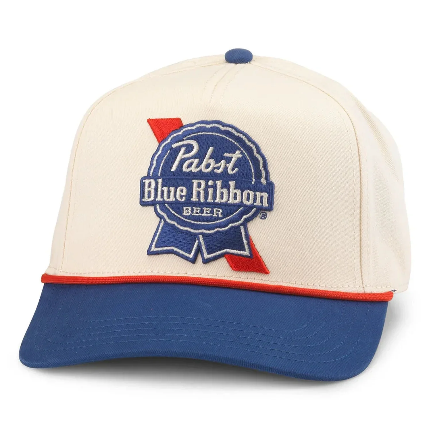 Pabst Scottie Hat Ivory/Royal