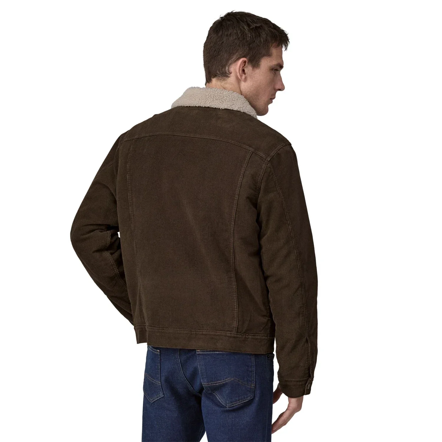 Men's Pile Lined Trucker Jacket - Image 10