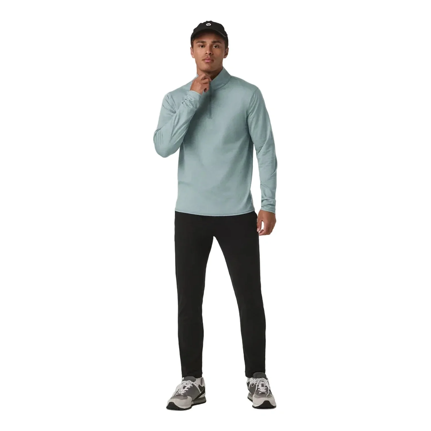 Men's Ponto Half Zip Mock Neck - Image 2