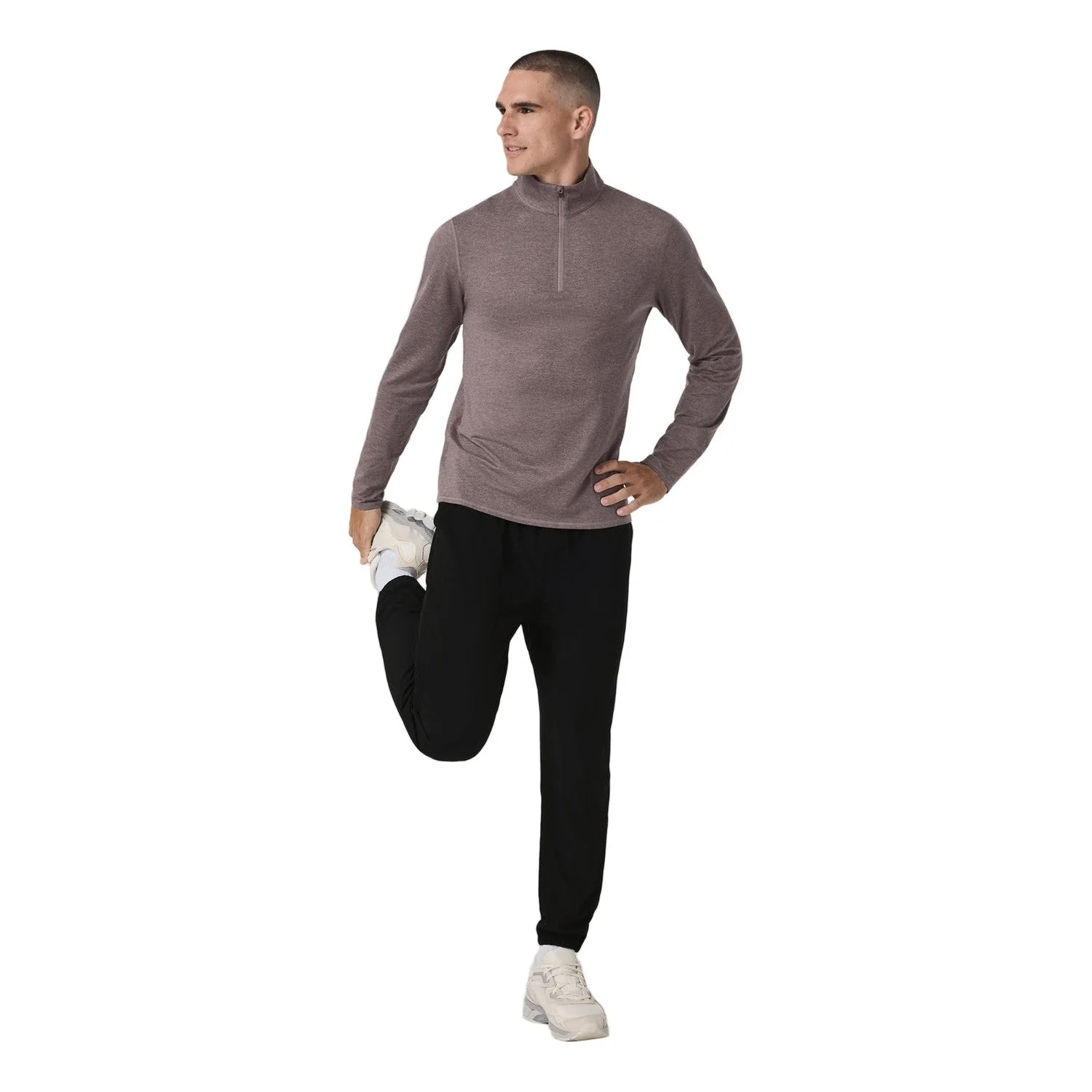 Men's Ponto Half Zip Mock Neck - Image 25