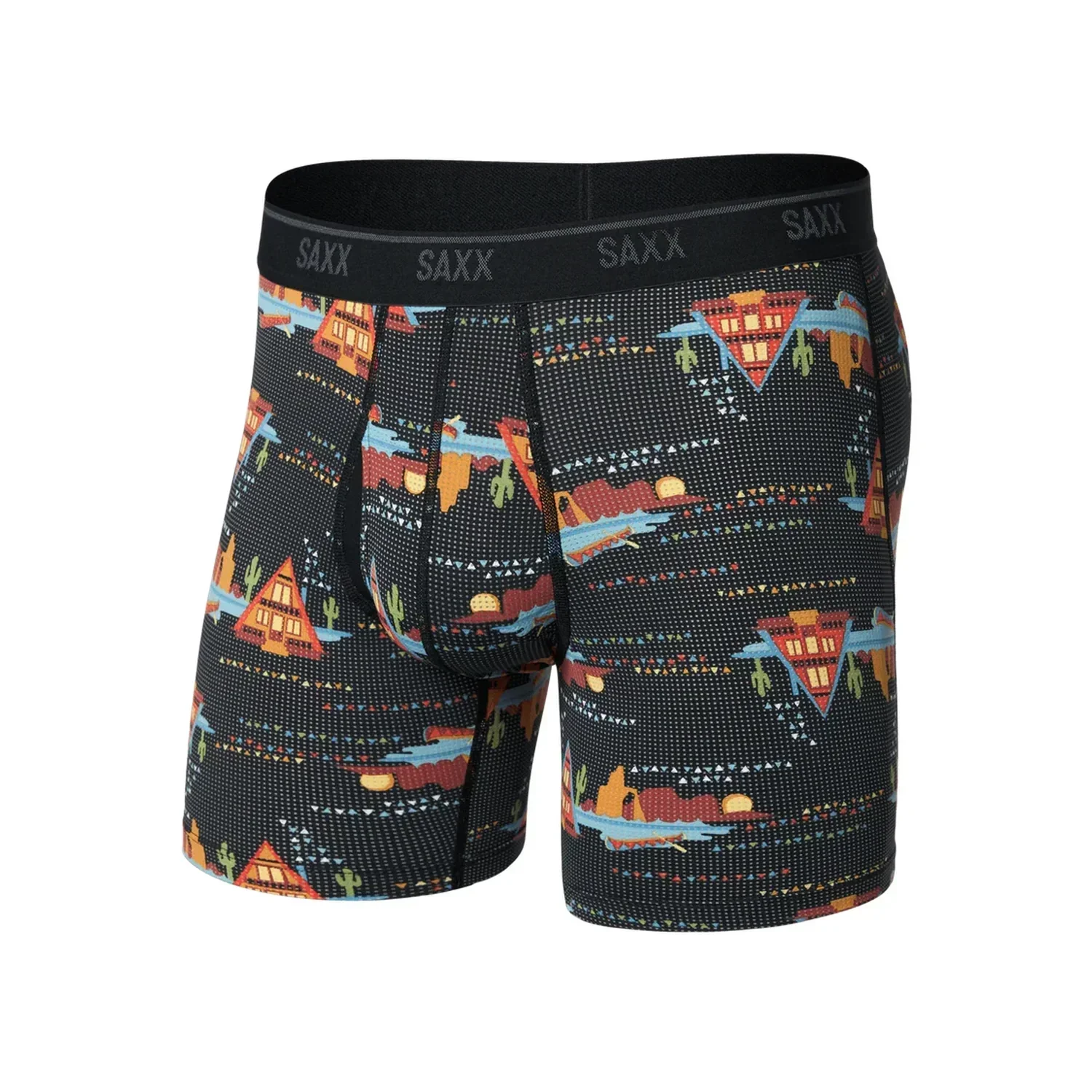 Men's Quest Quick-Dry Mesh Performance Boxer Brief 6"