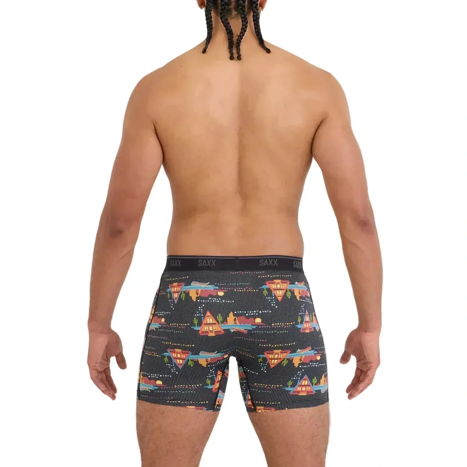 Men's Quest Quick-Dry Mesh Performance Boxer Brief 6" - Image 3