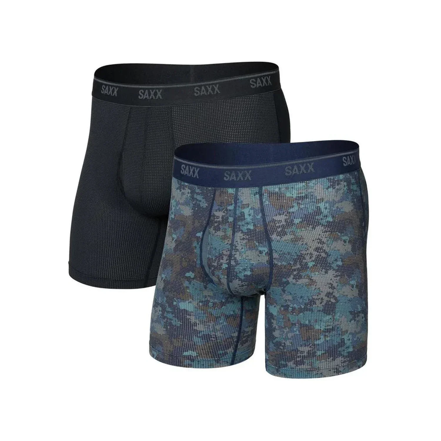 Quest Quick-Dry Mesh Boxer Brief Fly 2-Pack