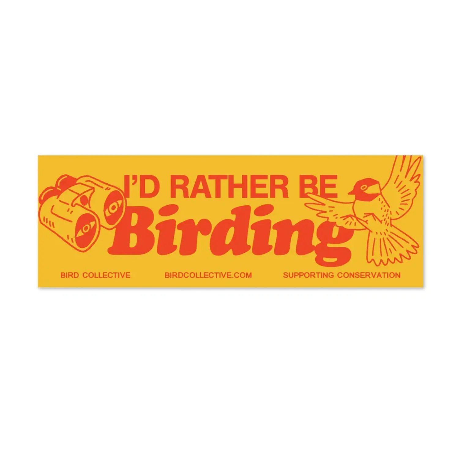 Rather Be Birding Sticker