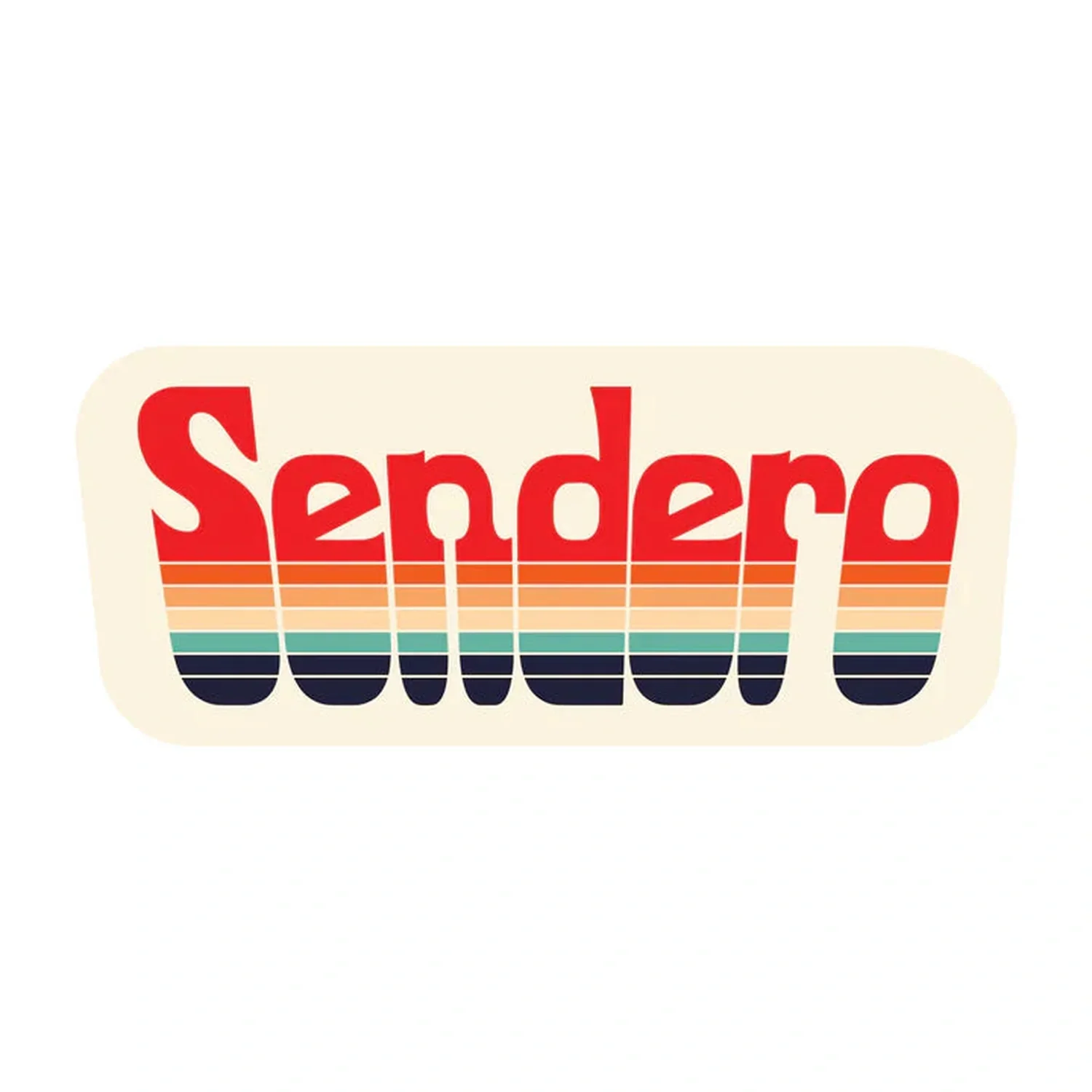 Retro Logo Sticker