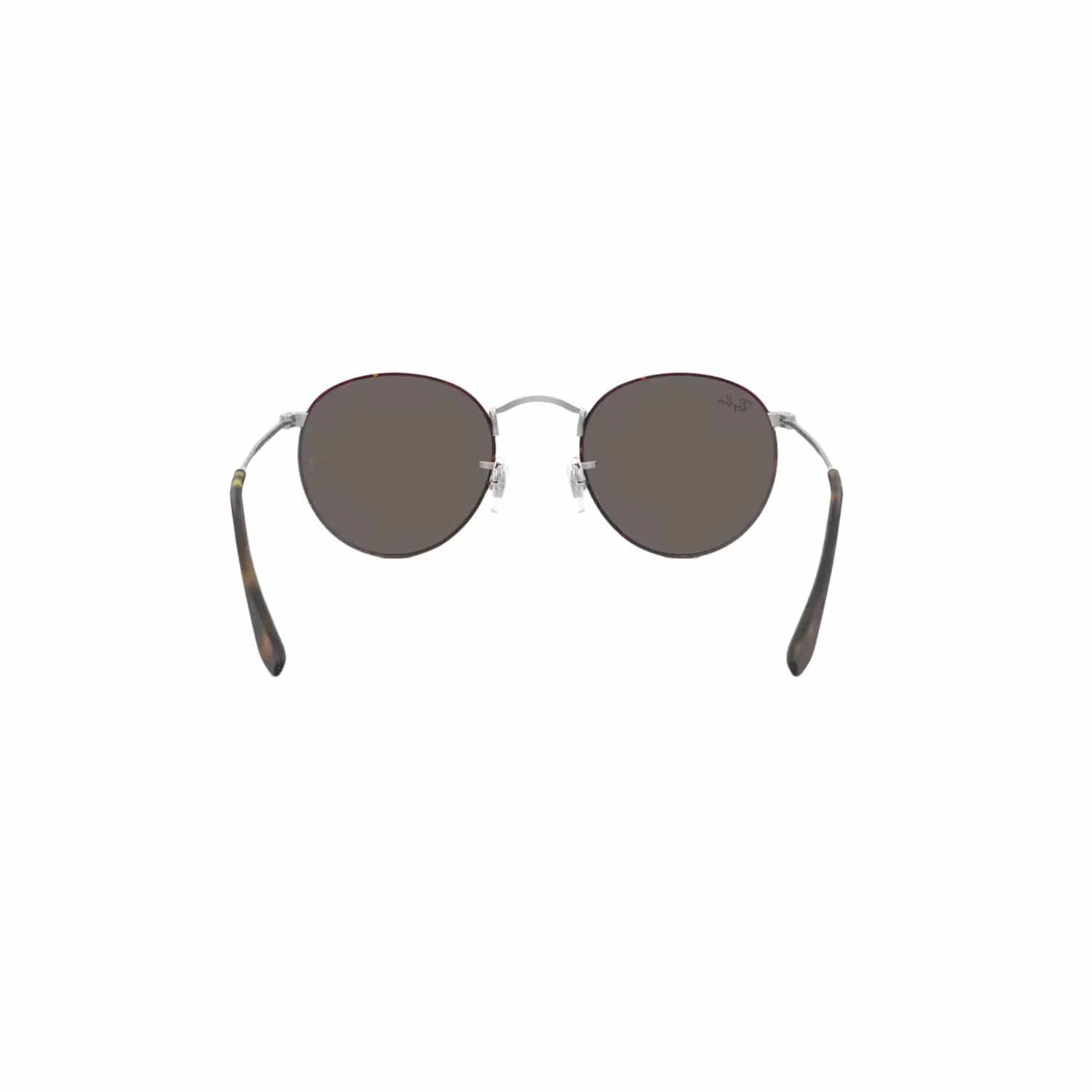 Round Metal | Matte Havana on Matte Silver | Dark Grey - Image 3
