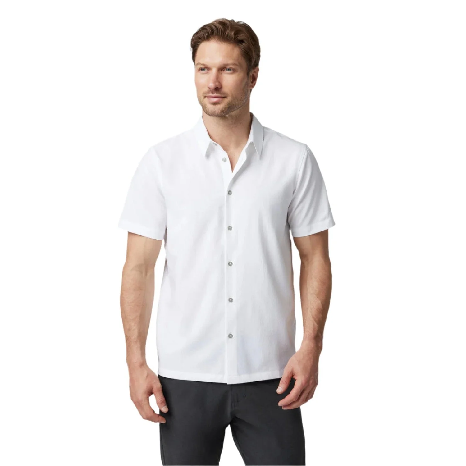 Men's Short Sleeve Manhattan Button Down - Image 5