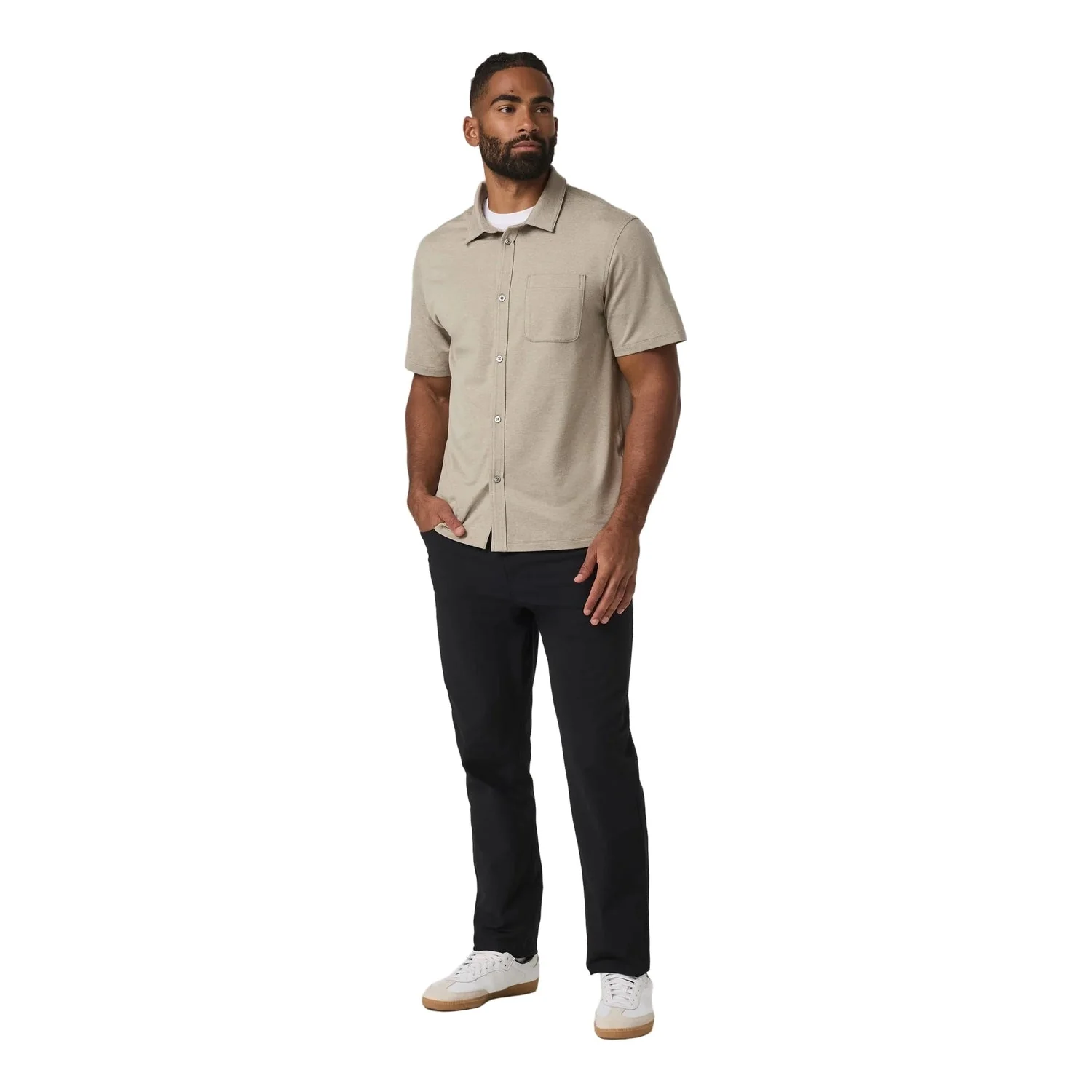 Men's Short Sleeve Ponto Button Down - Image 11