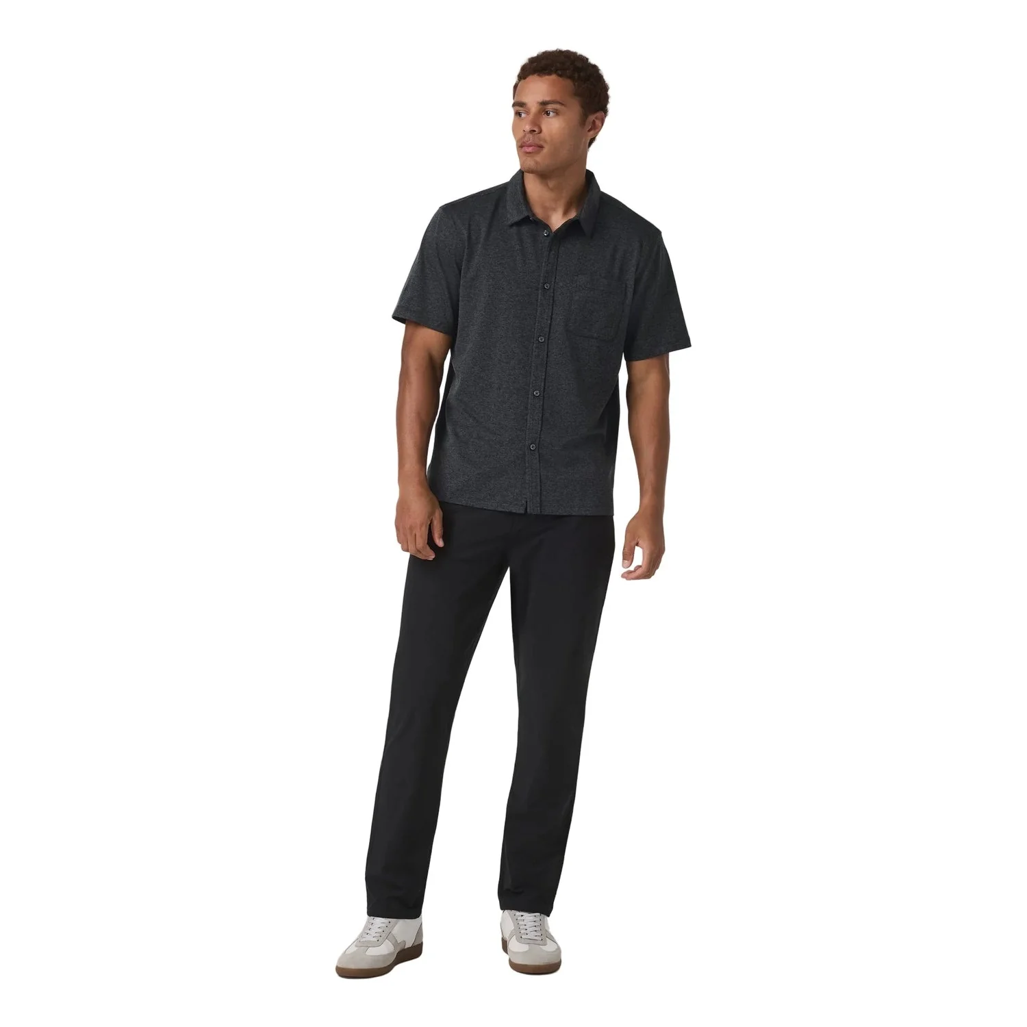 Men's Short Sleeve Ponto Button Down - Image 4