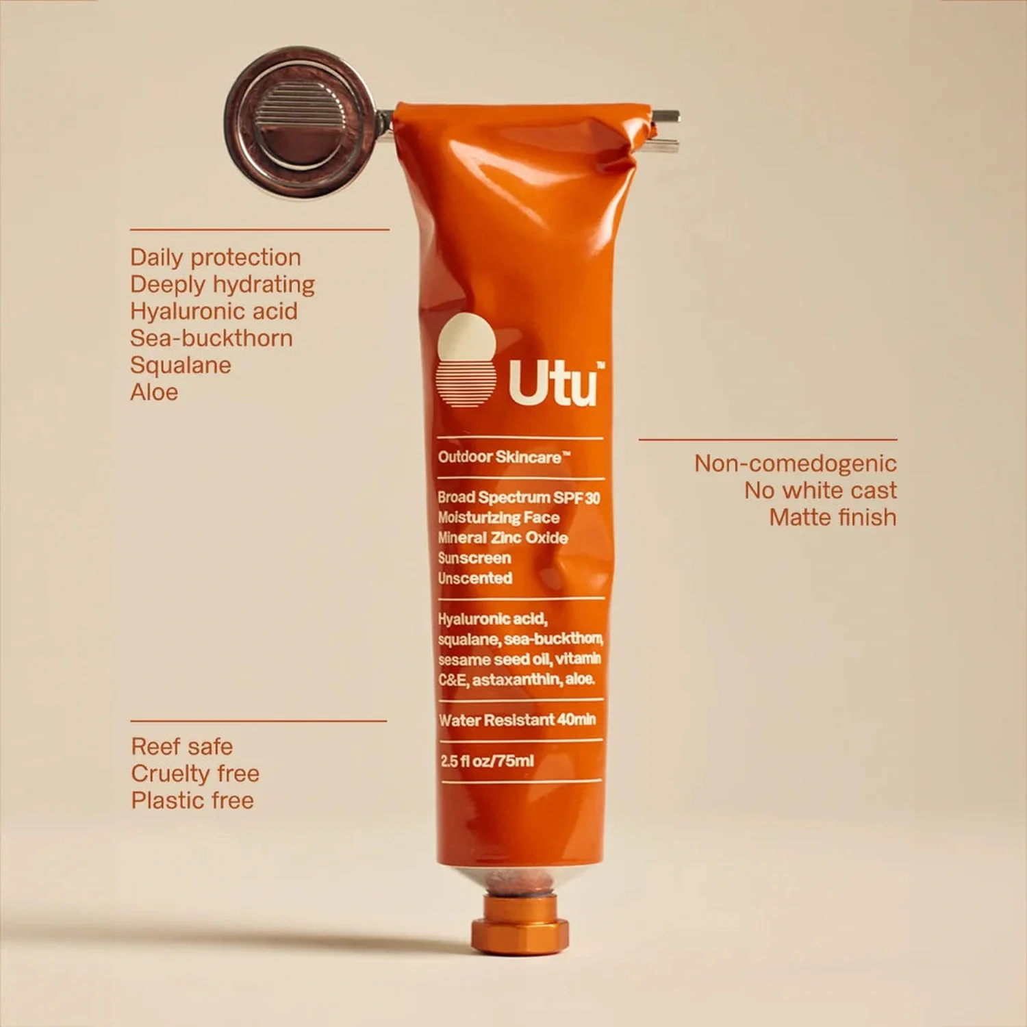 SPF30 Daily Moisturizing Face Sunscreen 2.5 fl oz - Image 2