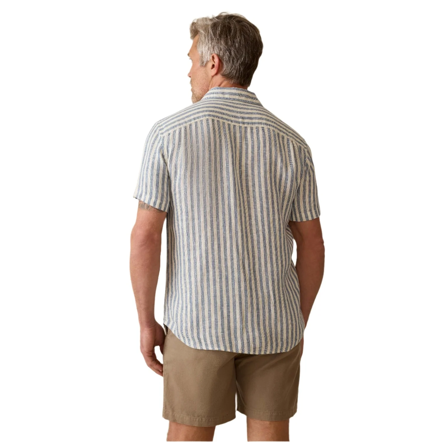 Men's Short-Sleeve Palma Linen Shirt - Image 14