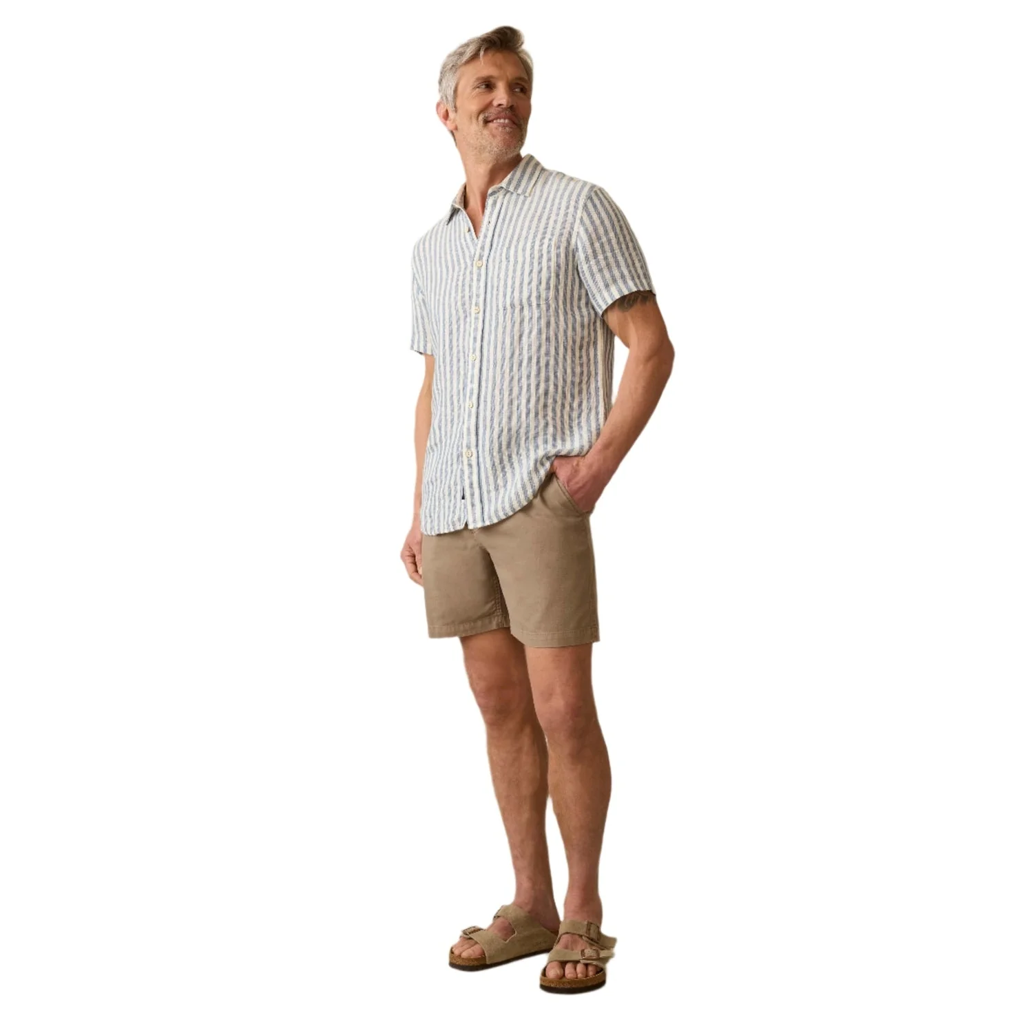 Men's Short-Sleeve Palma Linen Shirt - Image 15