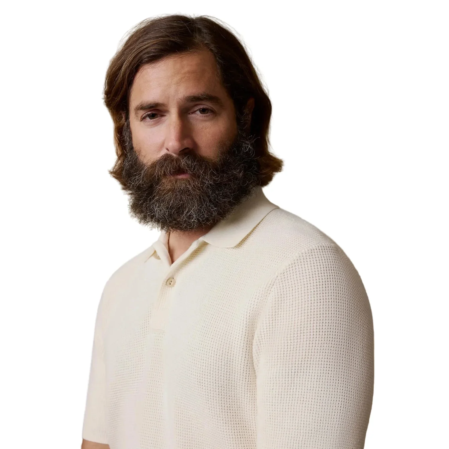 Men's Short Sleeve Sunwashed Sweater Shirt - Image 3