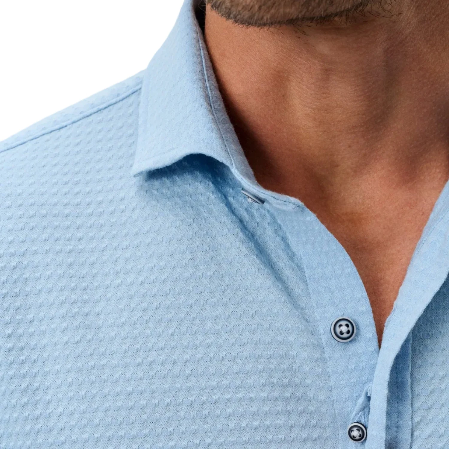Men's Short Sleeve Hangin' Out Knit Button Up Shirt - Surfsucker - Image 2
