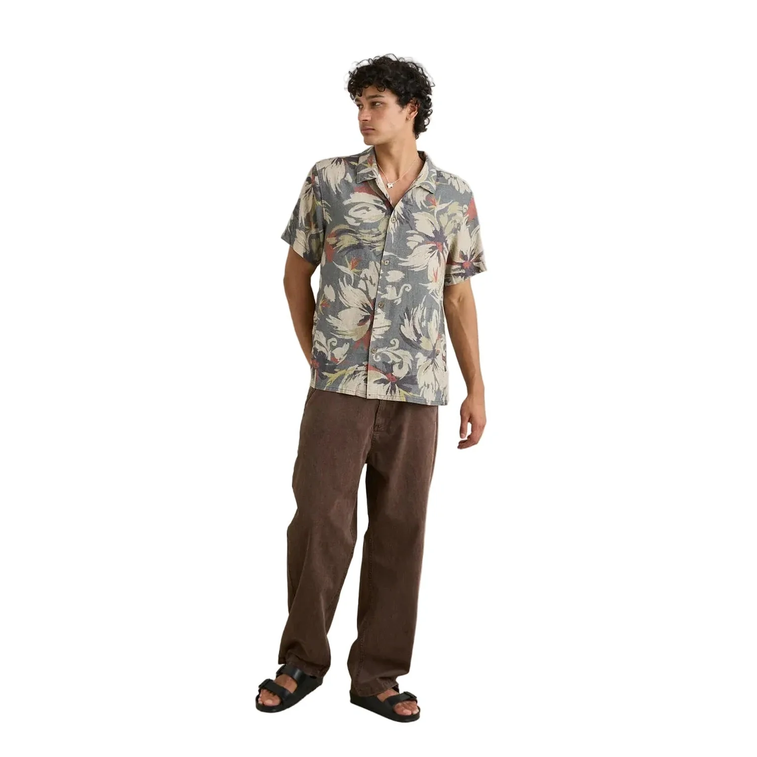 Men's Tropical Camo Short Sleeve Shirt