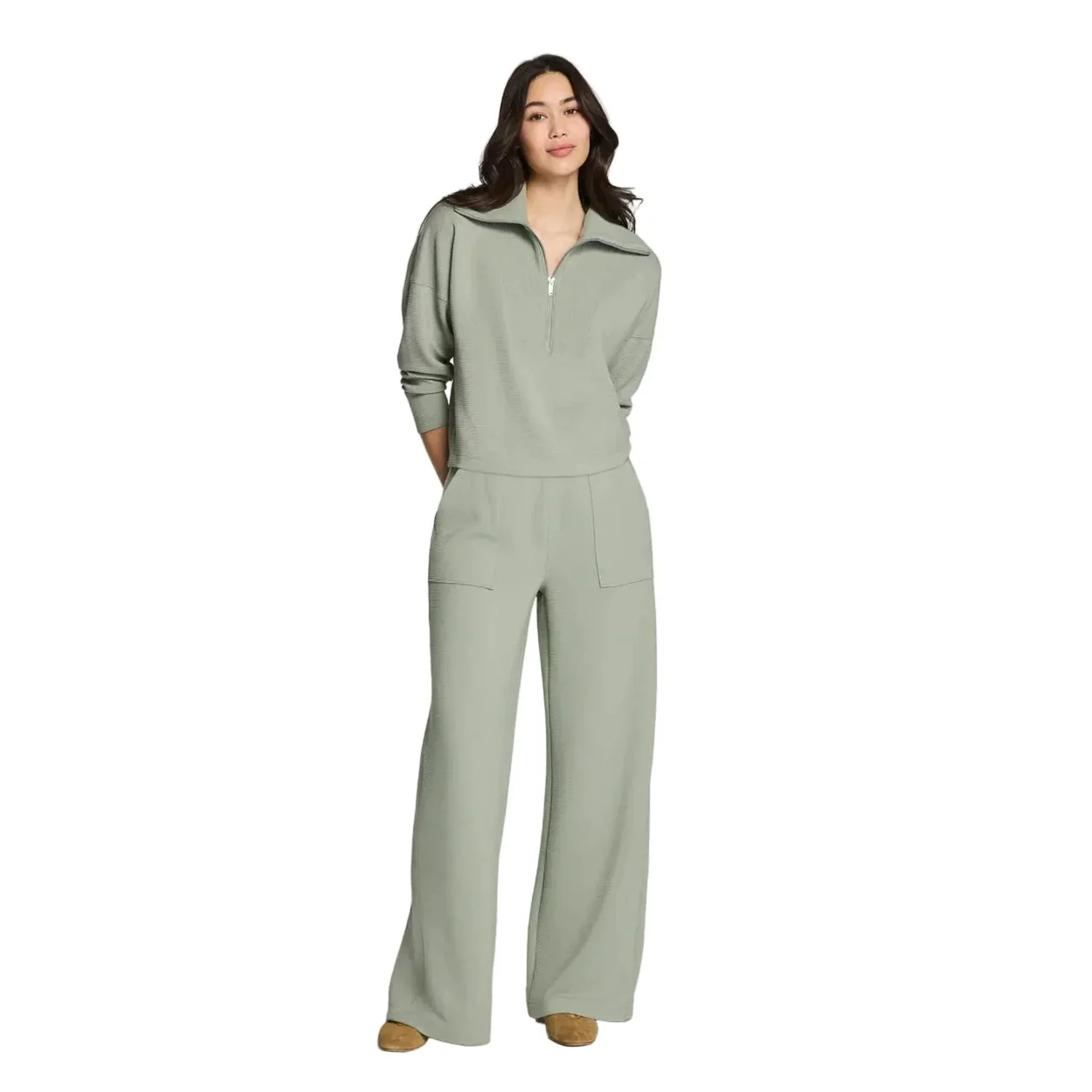 Women's AirEssentials® French Rib Half Zip